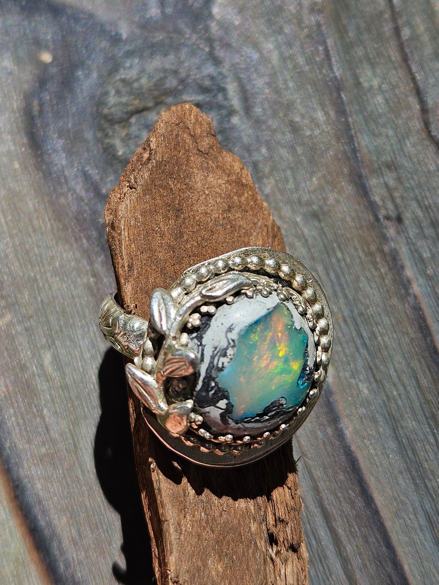 Galaxy Opal Vines, Ring Size 10