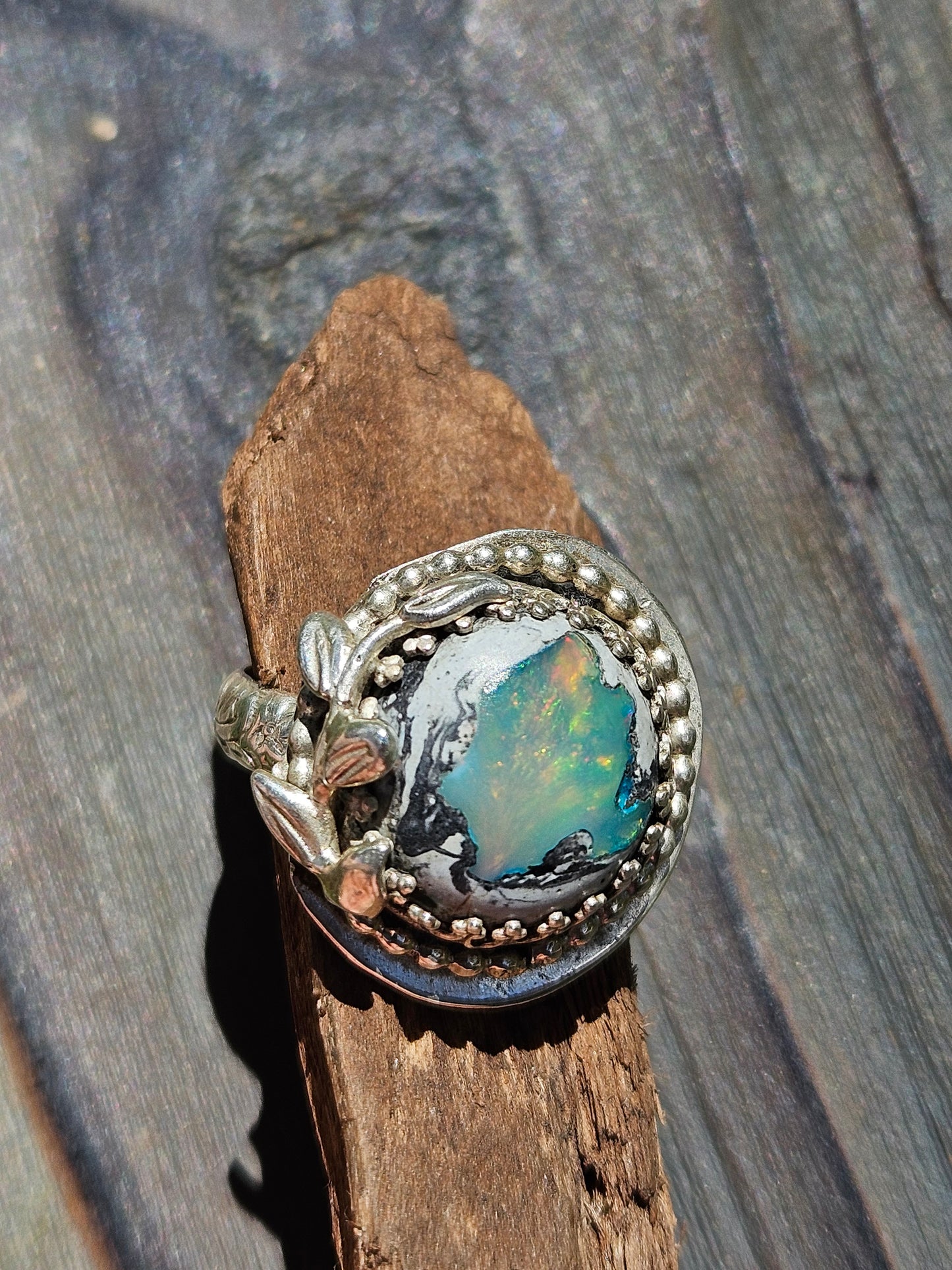 Galaxy Opal Vines, Ring Size 10
