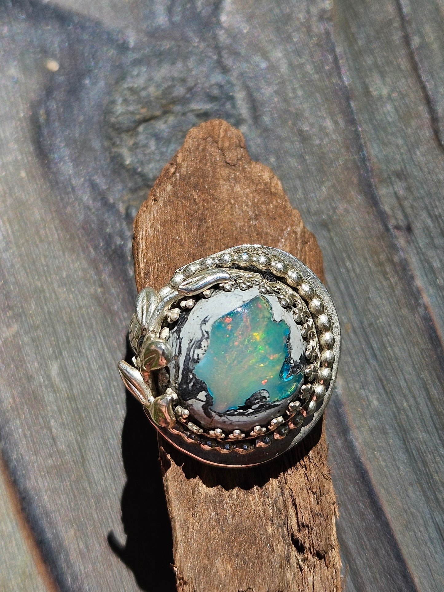 Galaxy Opal Vines, Ring Size 10