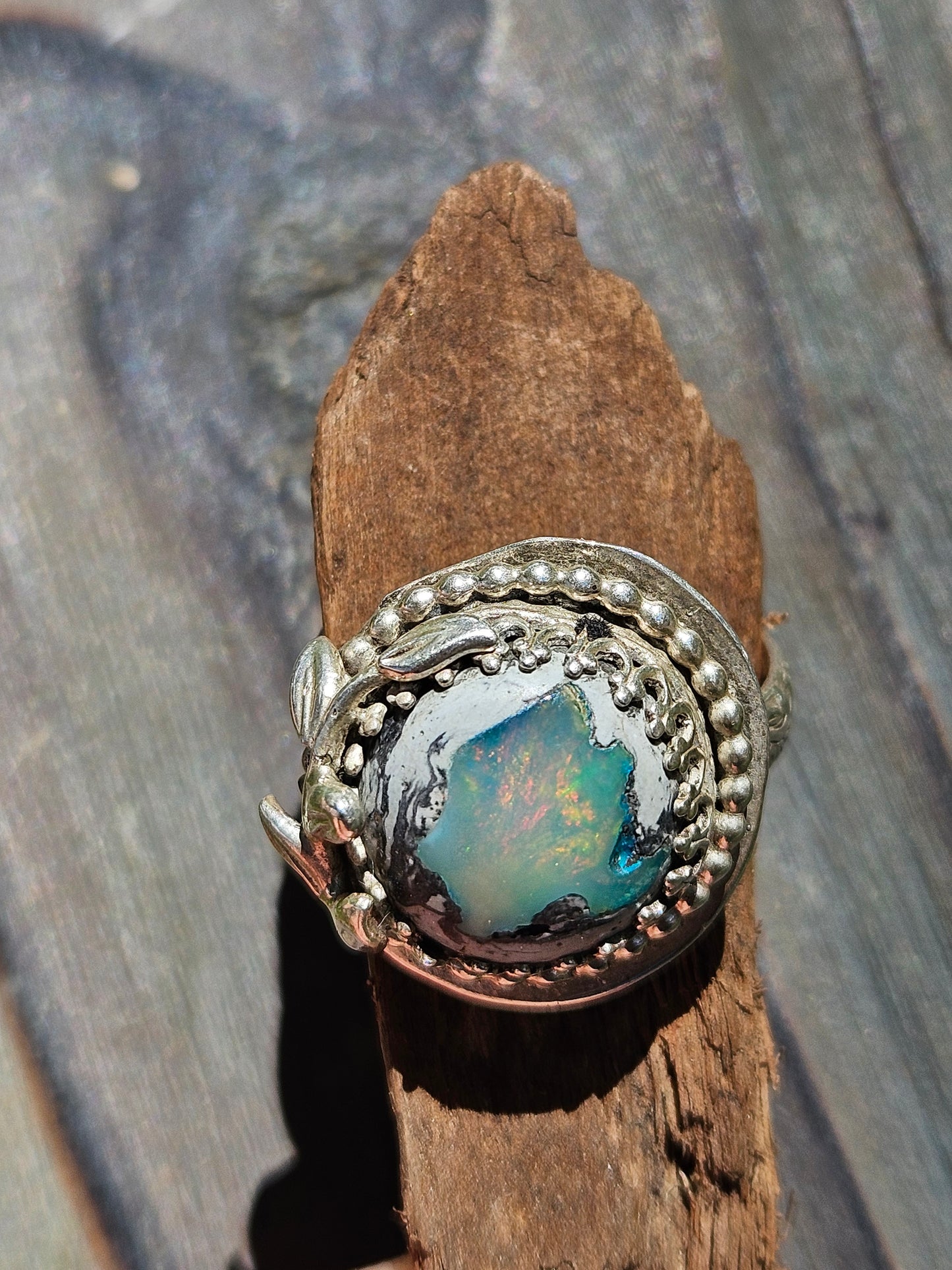 Galaxy Opal Vines, Ring Size 10