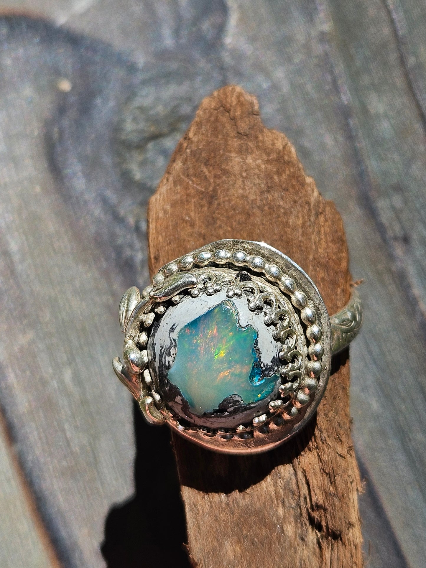 Galaxy Opal Vines, Ring Size 10