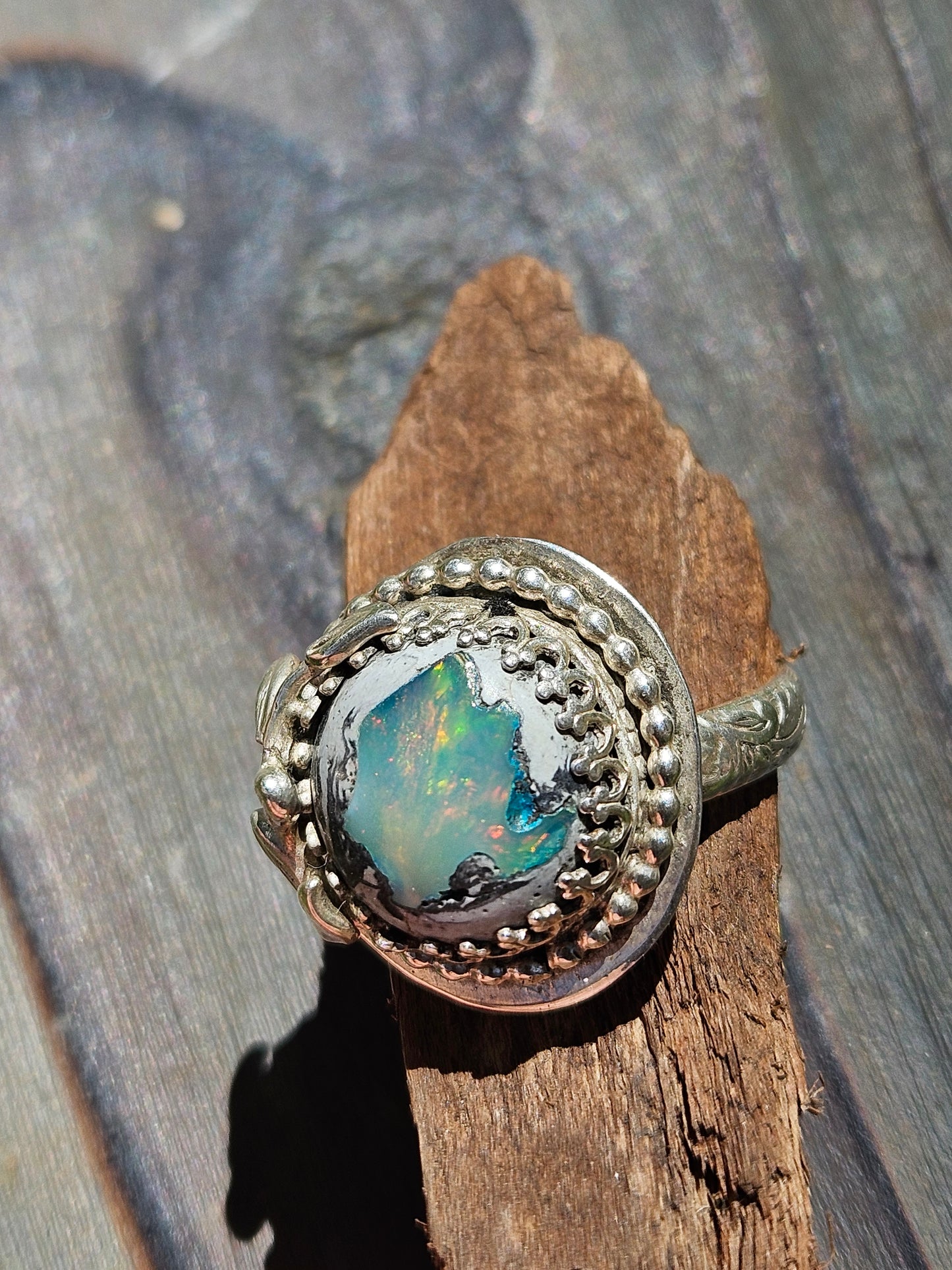 Galaxy Opal Vines, Ring Size 10