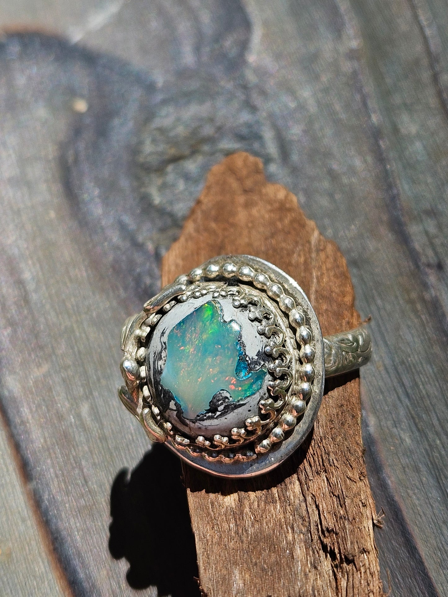 Galaxy Opal Vines, Ring Size 10