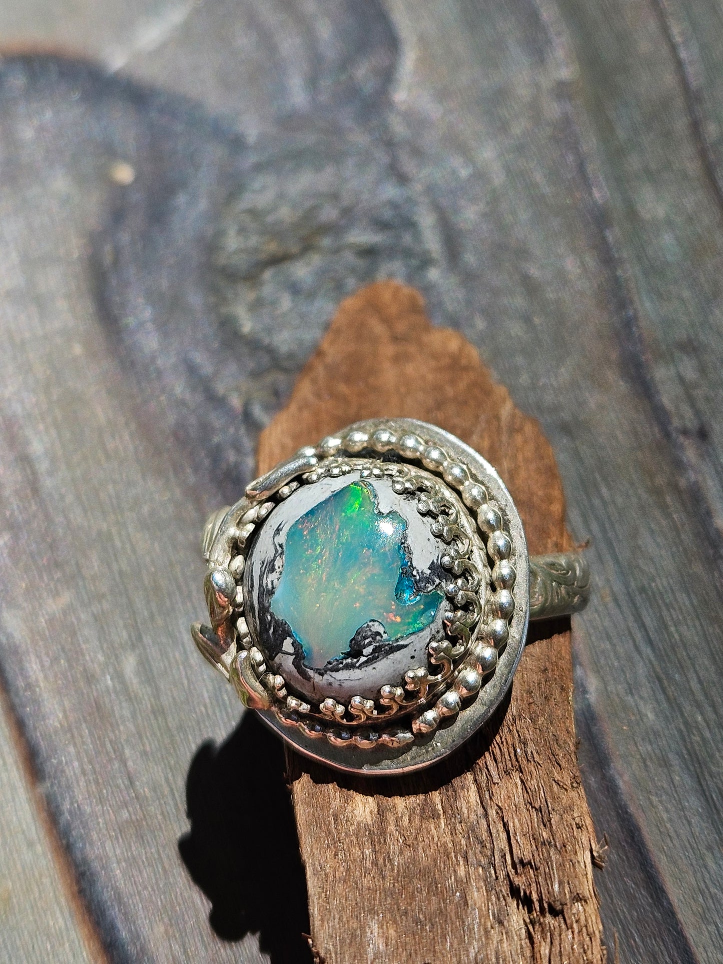 Galaxy Opal Vines, Ring Size 10