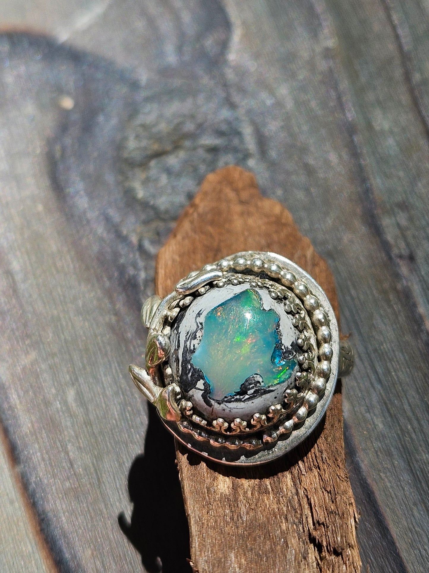 Galaxy Opal Vines, Ring Size 10