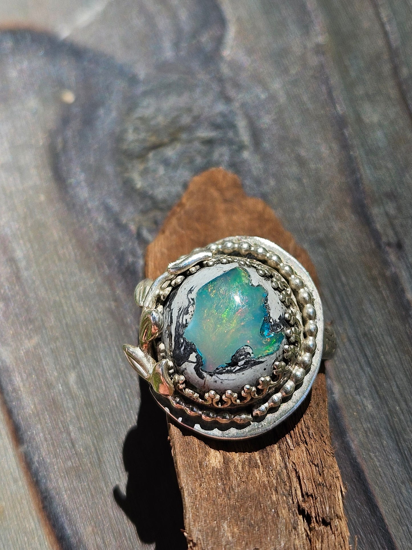 Galaxy Opal Vines, Ring Size 10