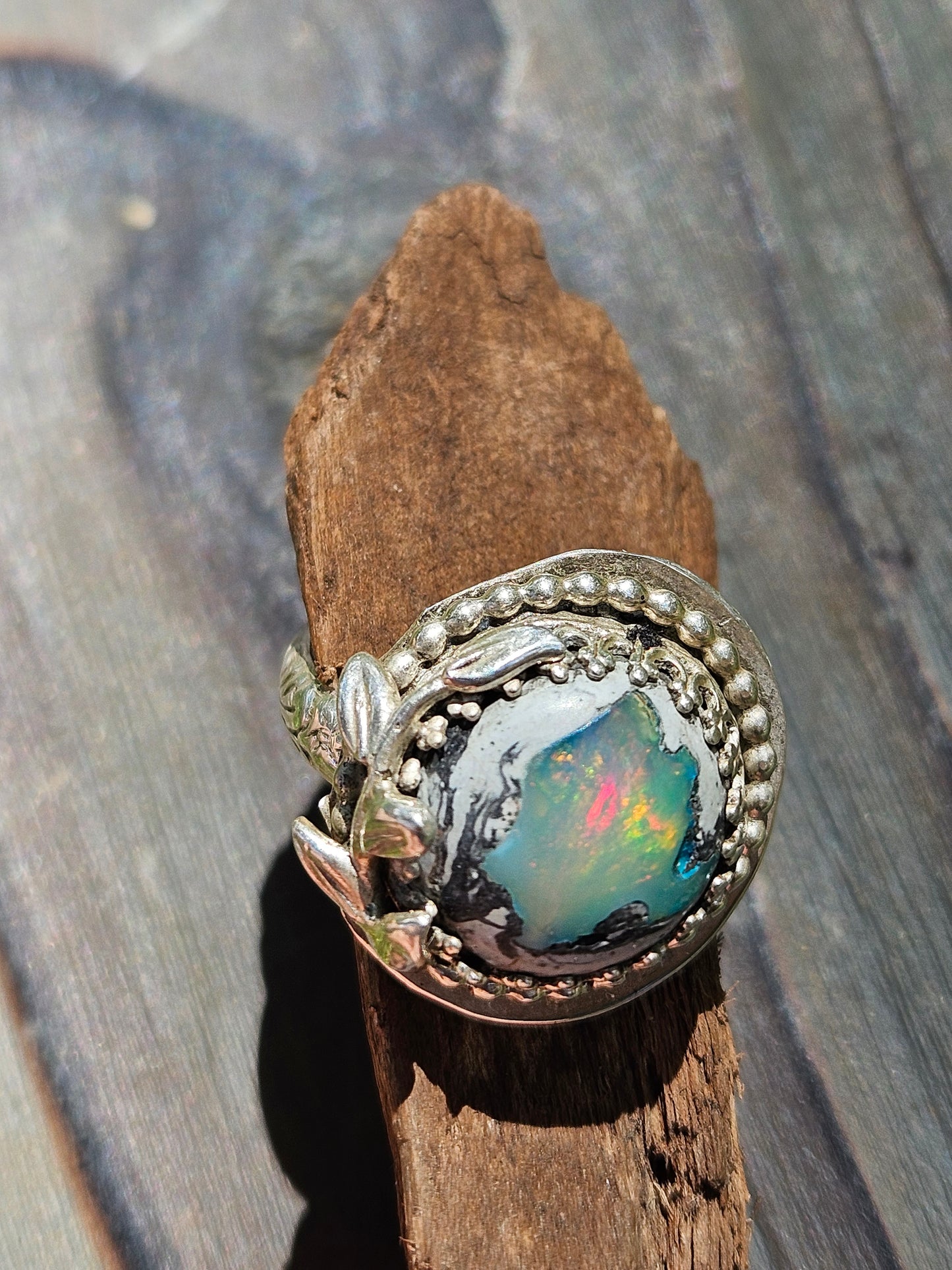 Galaxy Opal Vines, Ring Size 10