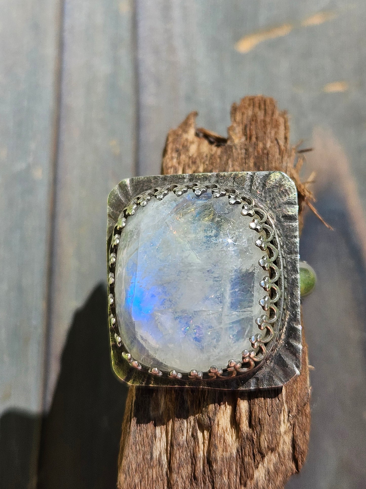 Moonstone Statement Ring, 8
