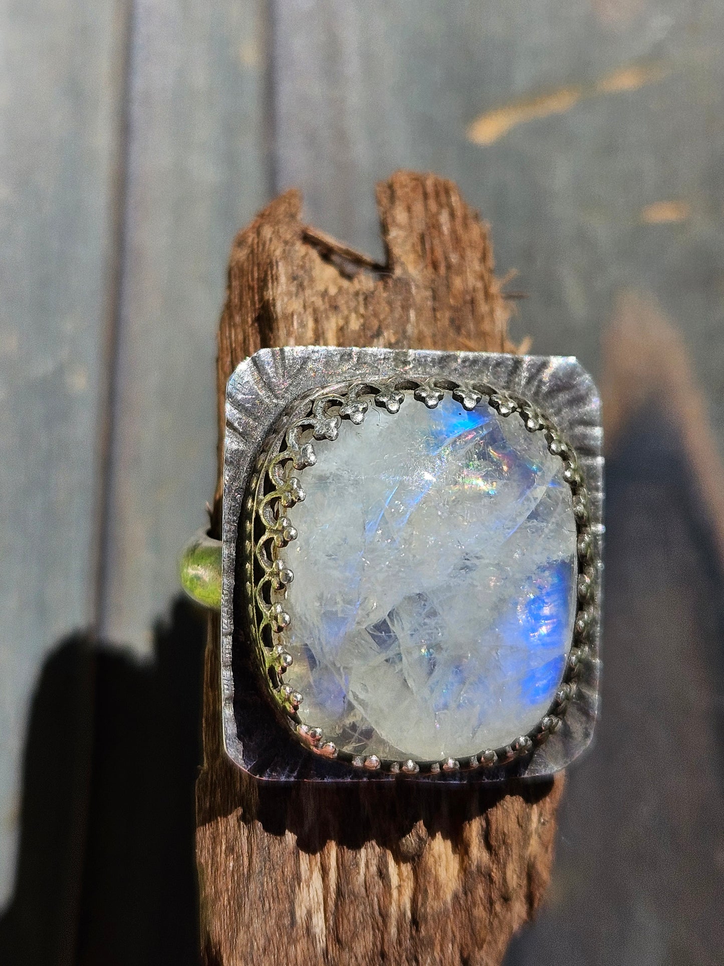 Moonstone Statement Ring, 8
