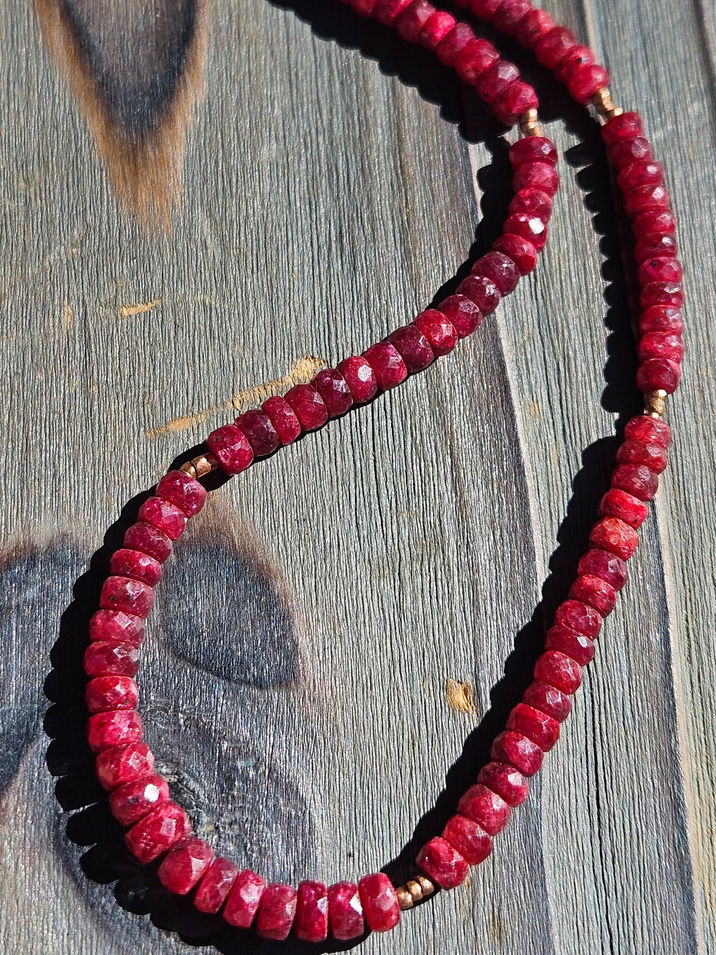 Ruby and Copper Necklace