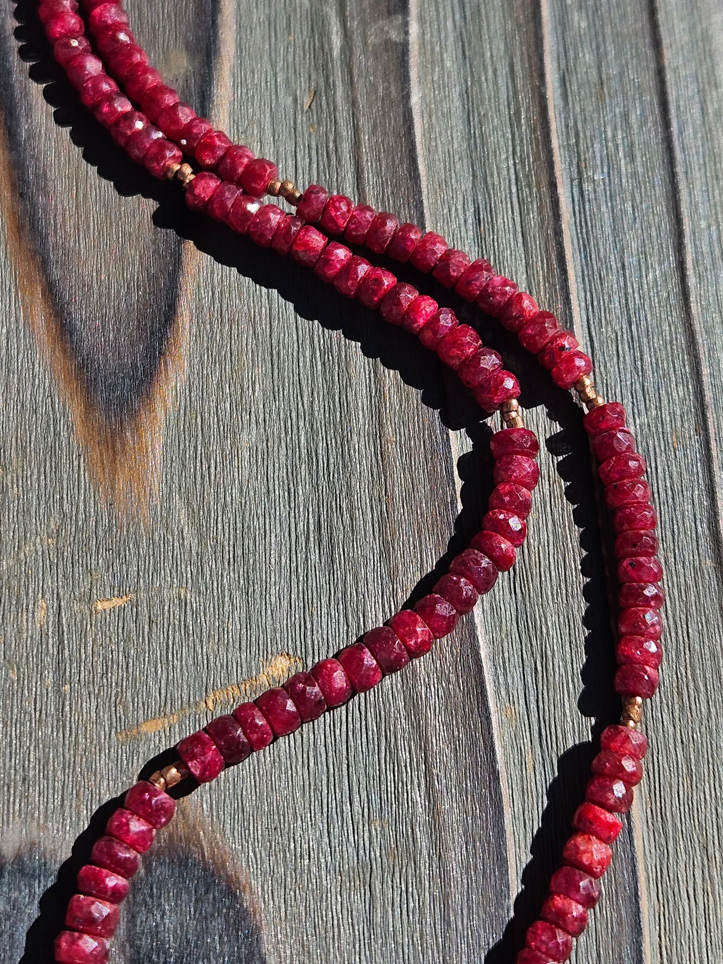 Ruby and Copper Necklace