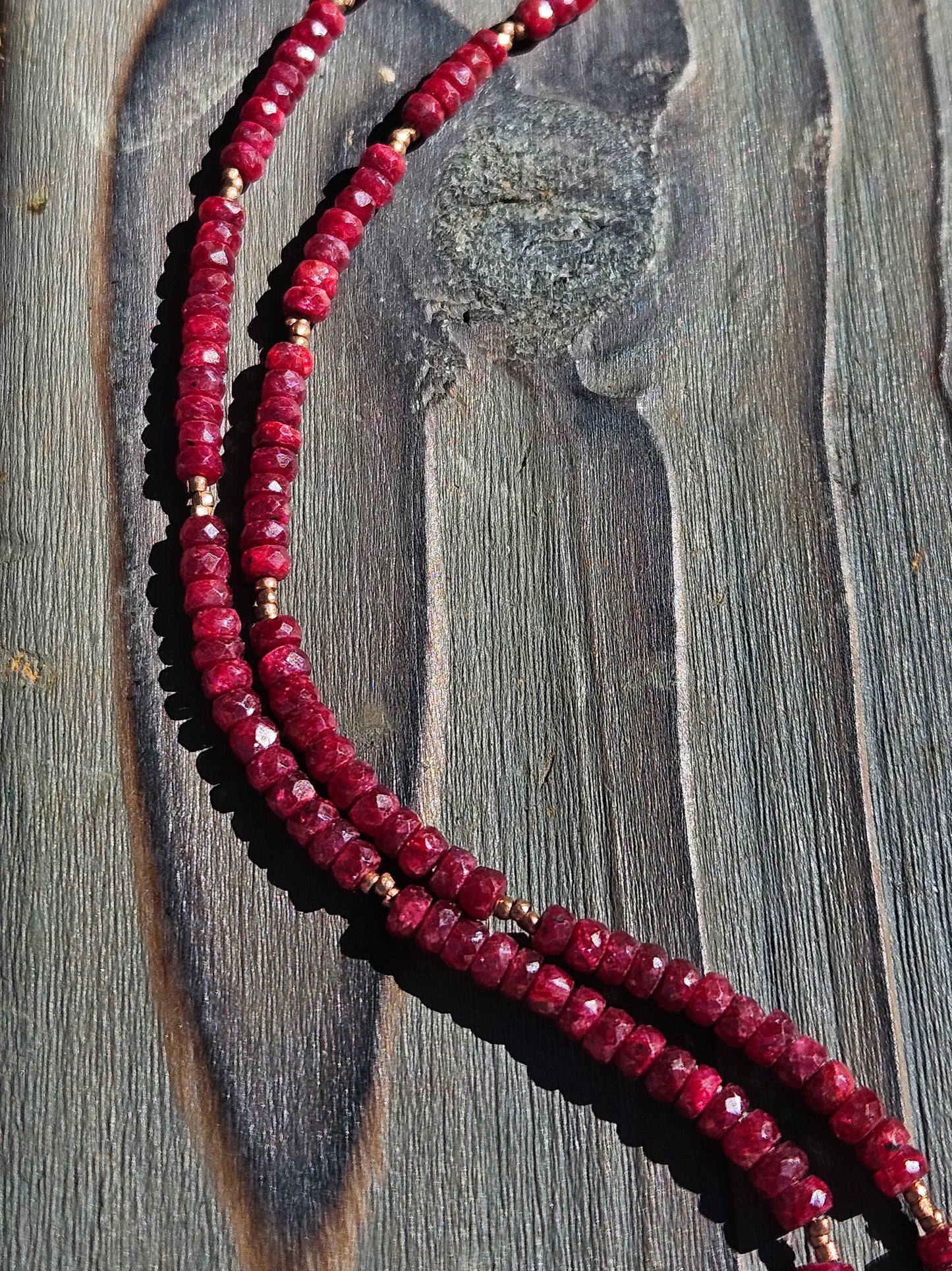 Ruby and Copper Necklace