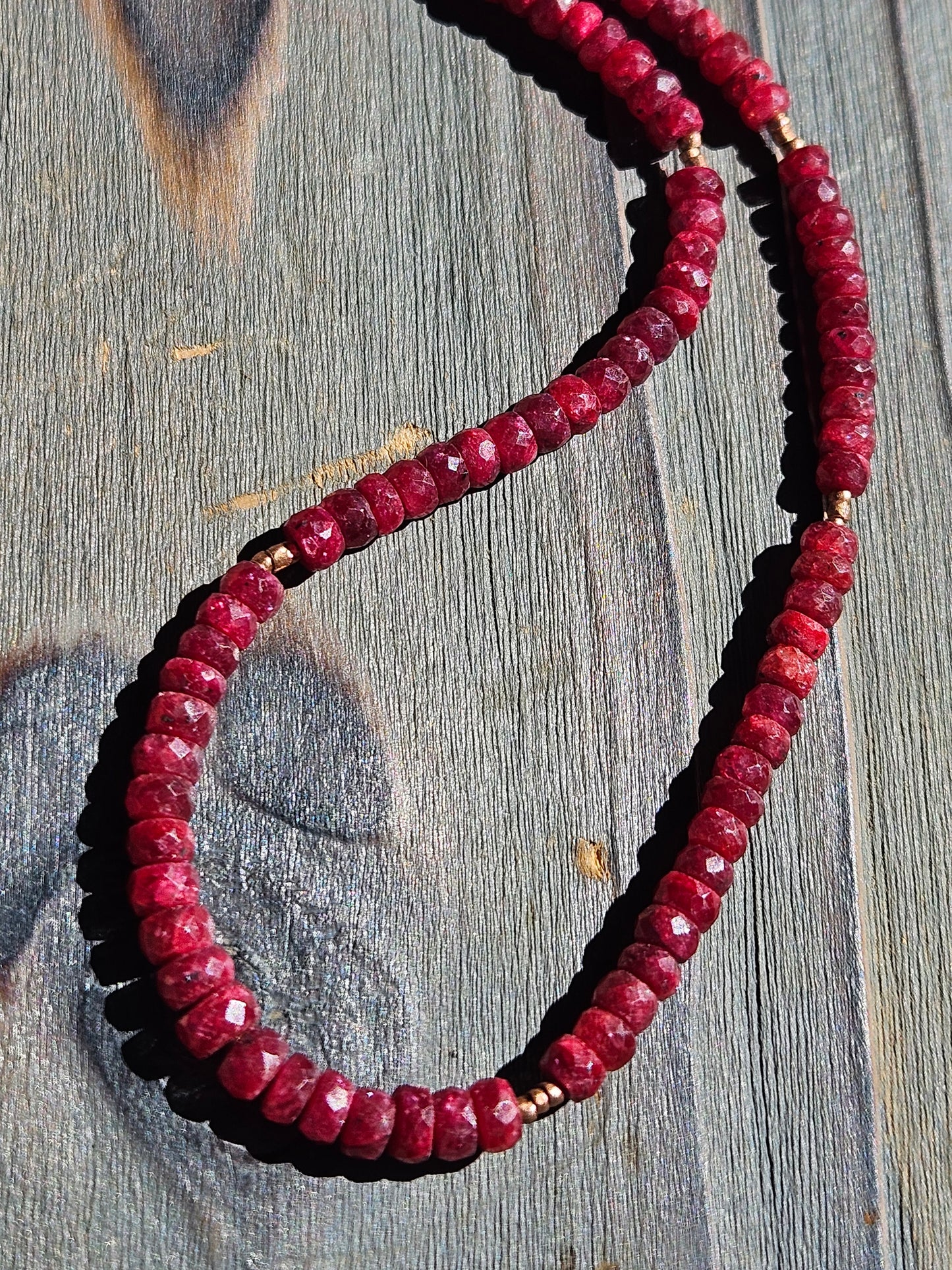 Ruby and Copper Necklace