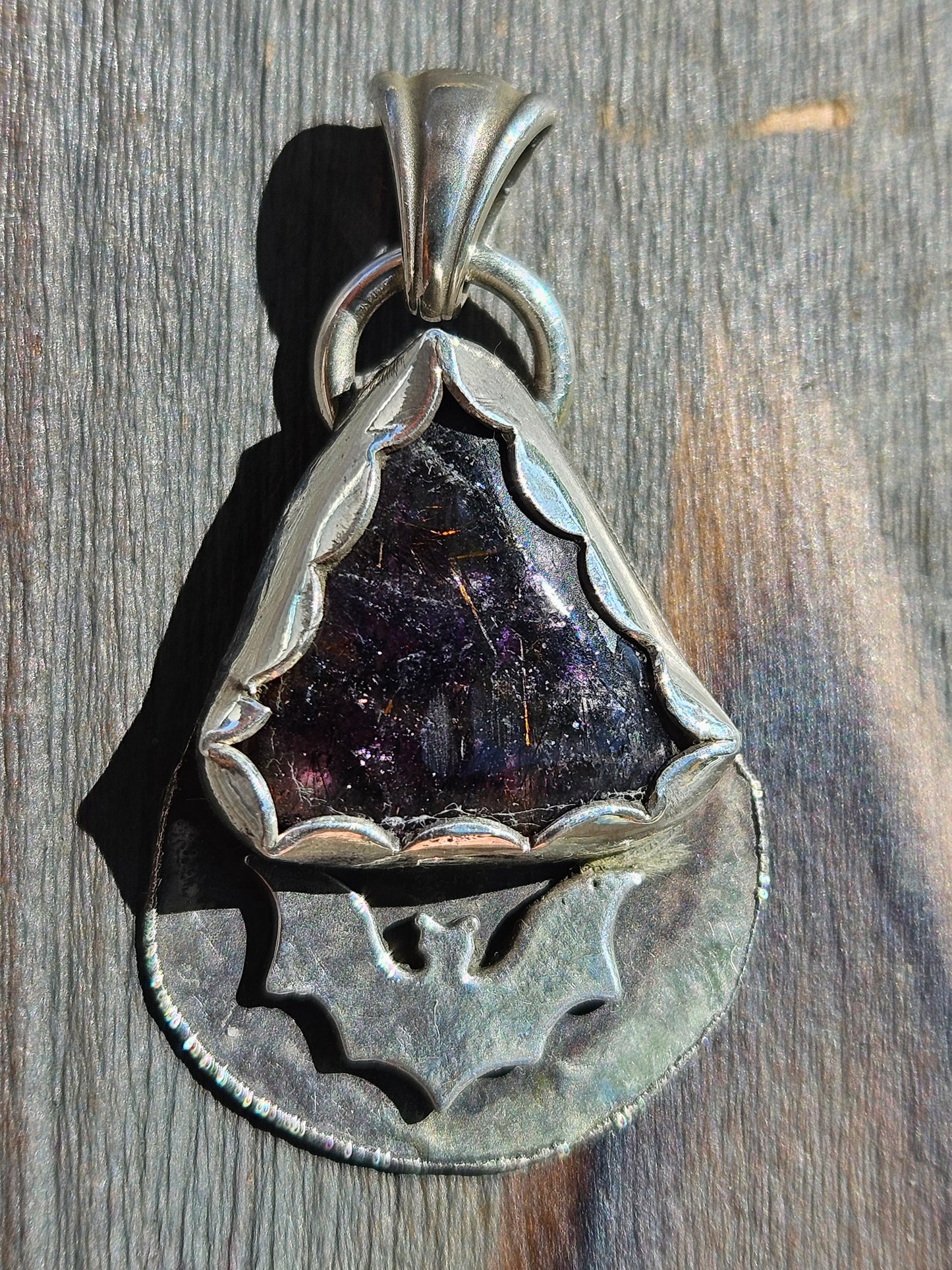Super 7 and Bat Pendant