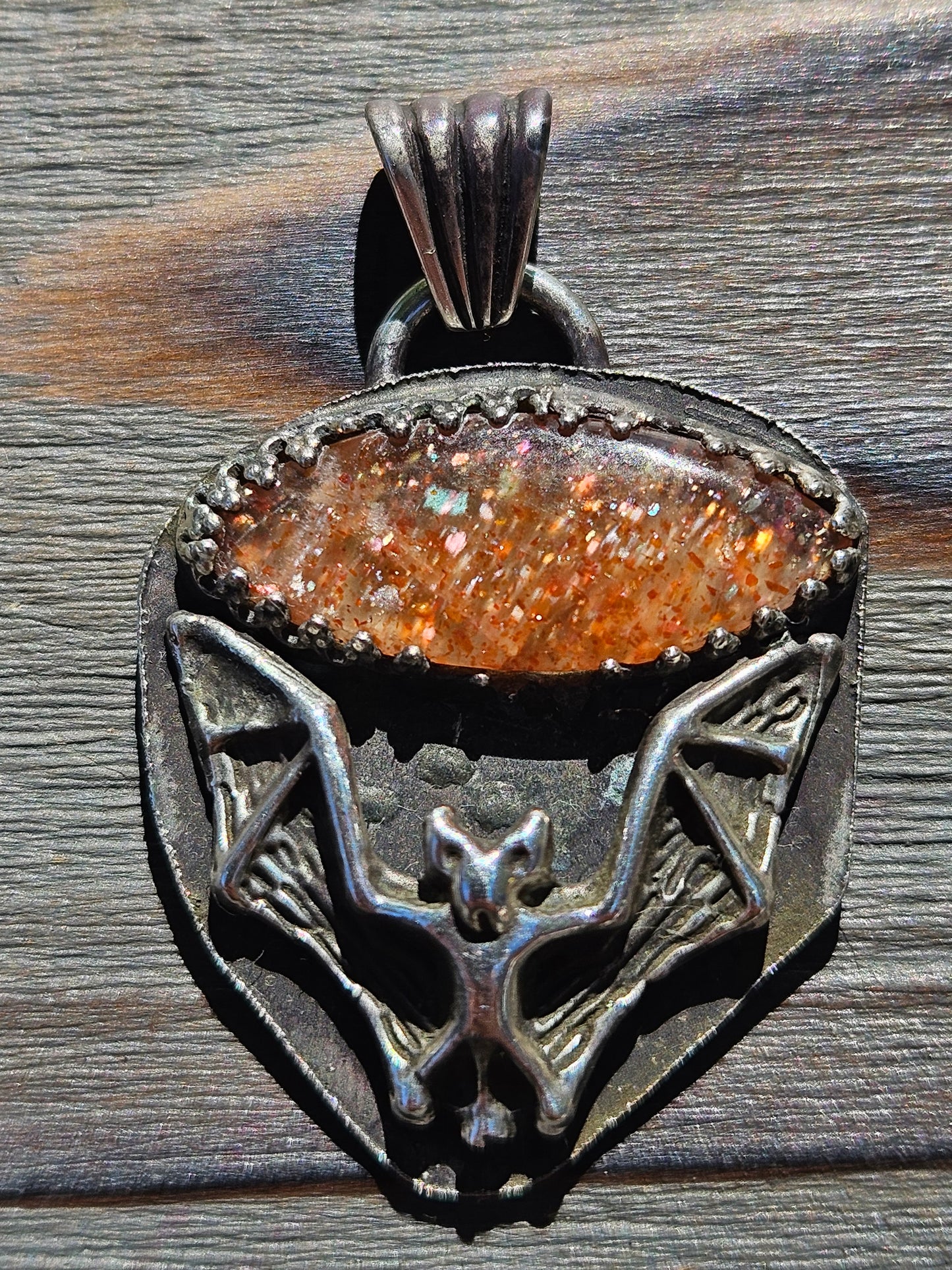 "Batty" Sunstone Pendant