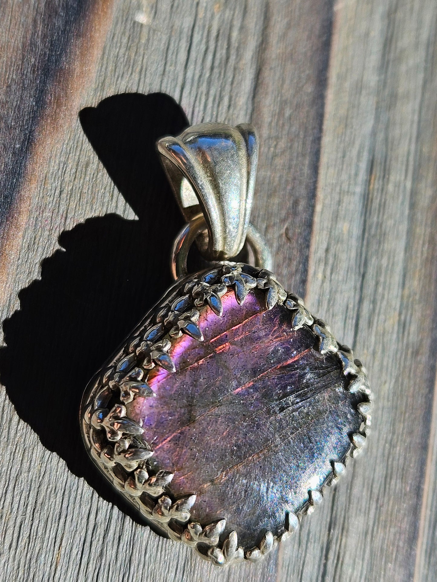 "Purple Haze" Labradorite Pendant