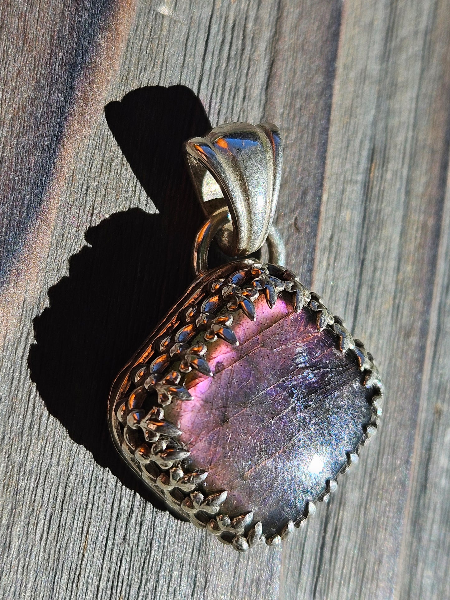 "Purple Haze" Labradorite Pendant