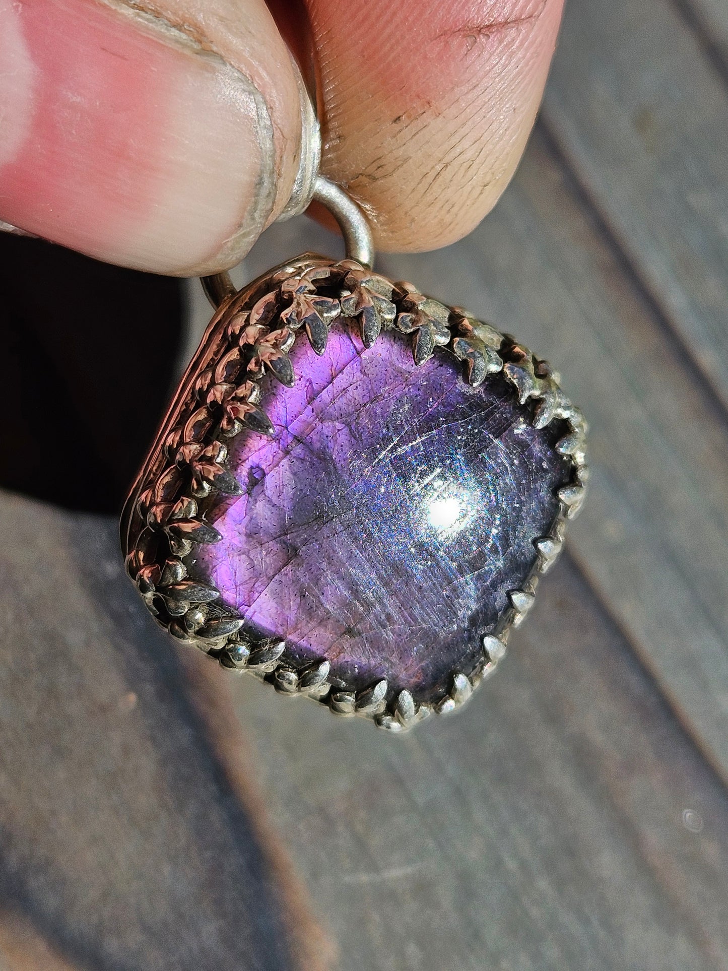 "Purple Haze" Labradorite Pendant