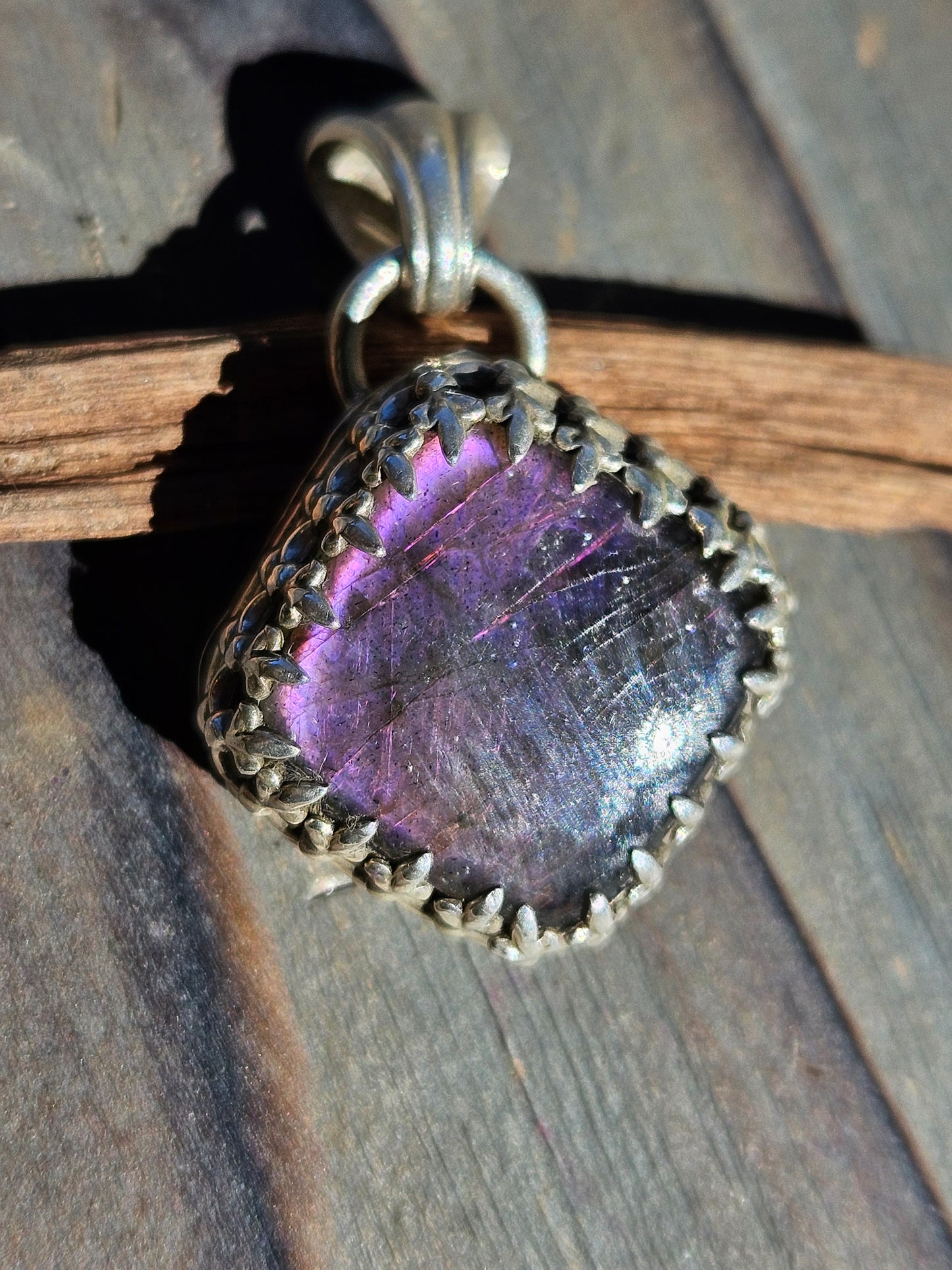 "Purple Haze" Labradorite Pendant
