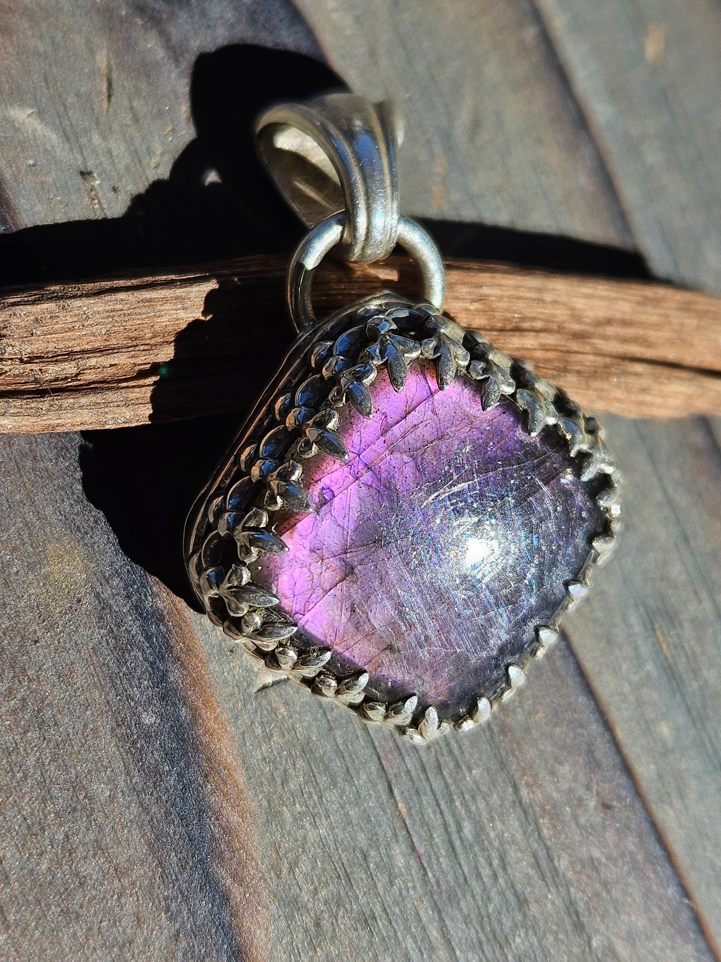 "Purple Haze" Labradorite Pendant