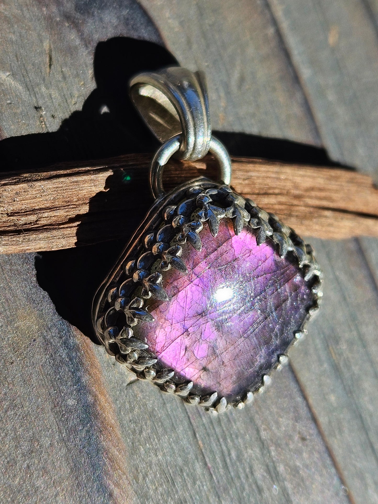 "Purple Haze" Labradorite Pendant