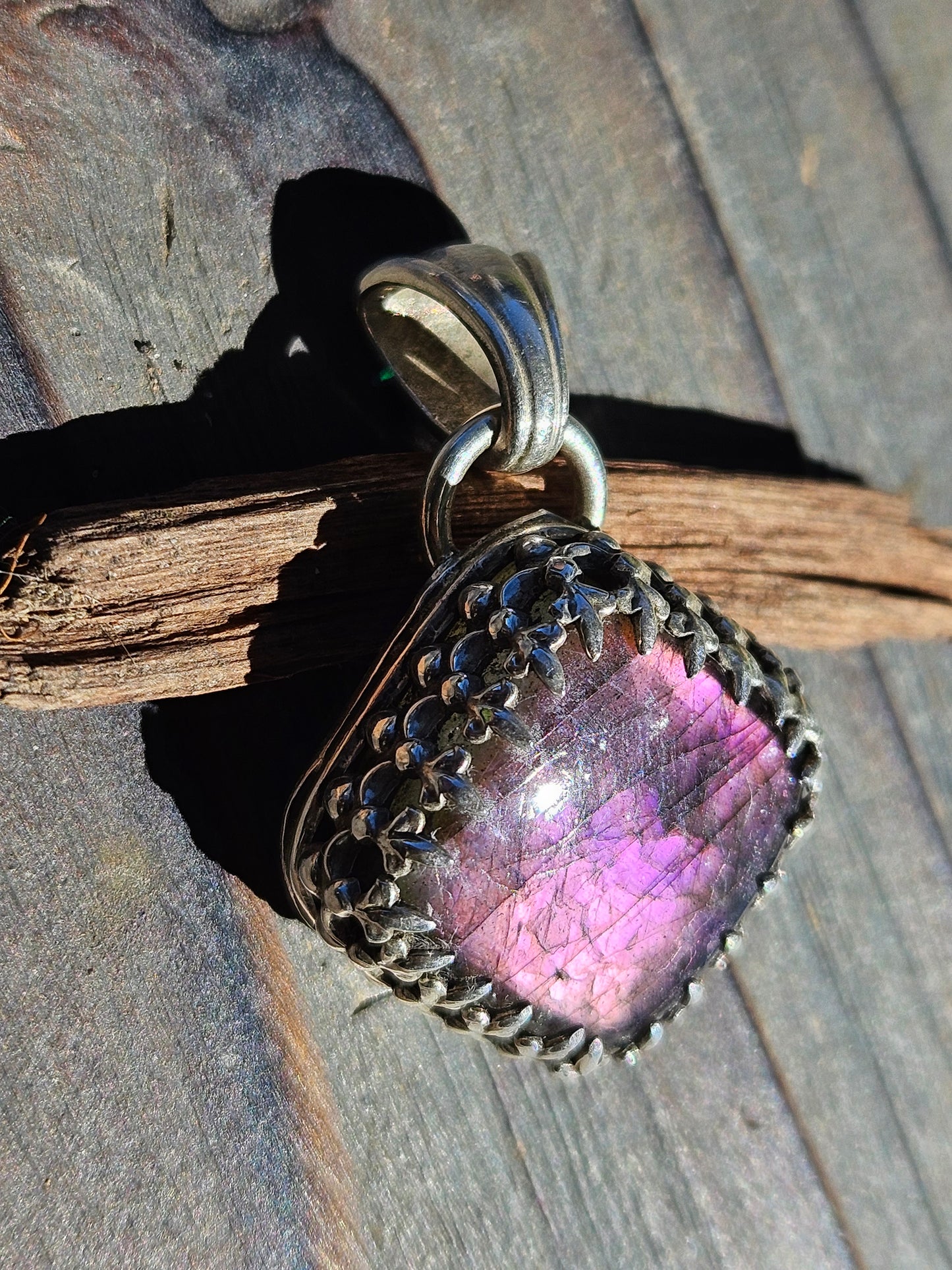 "Purple Haze" Labradorite Pendant