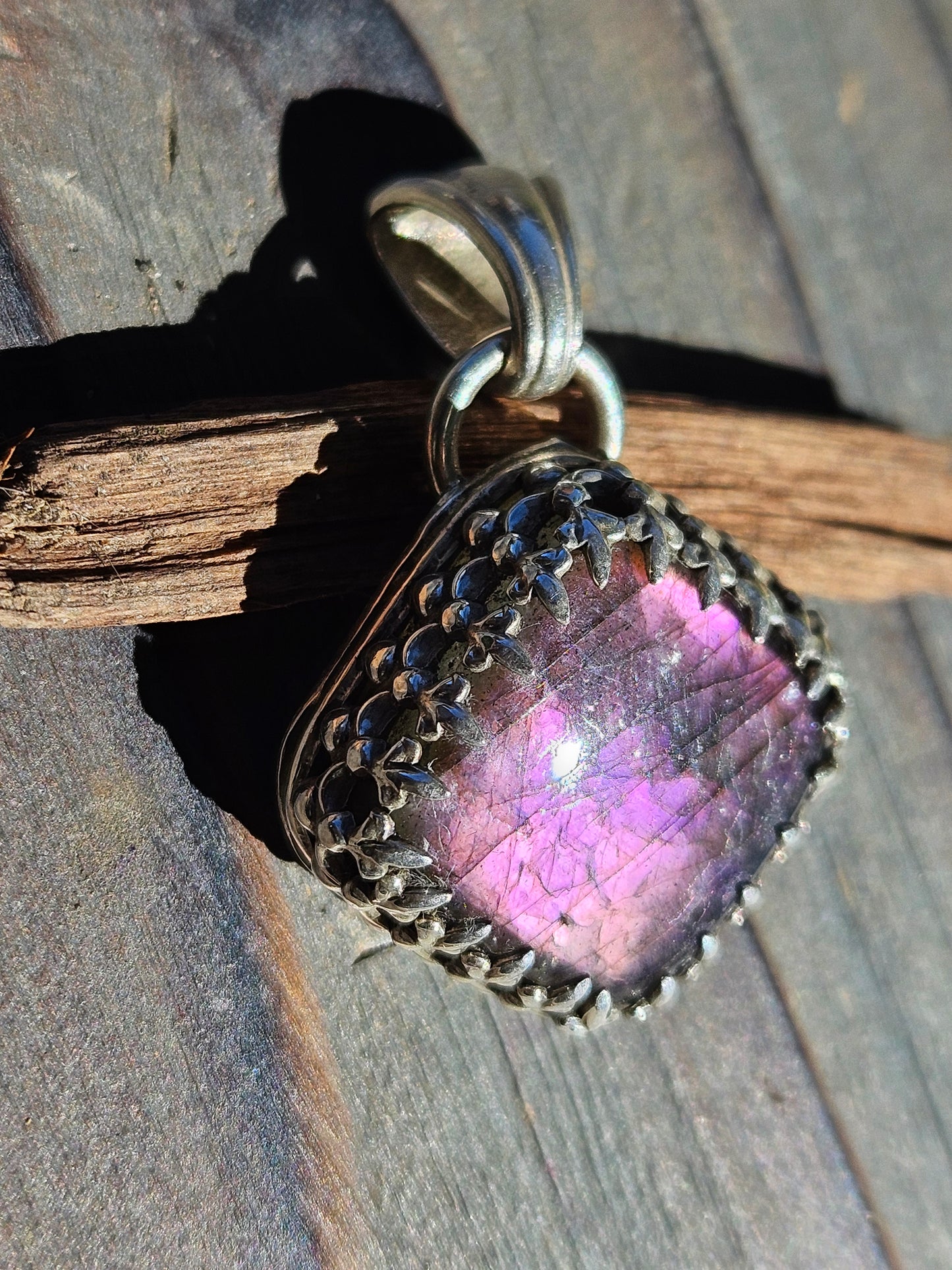 "Purple Haze" Labradorite Pendant