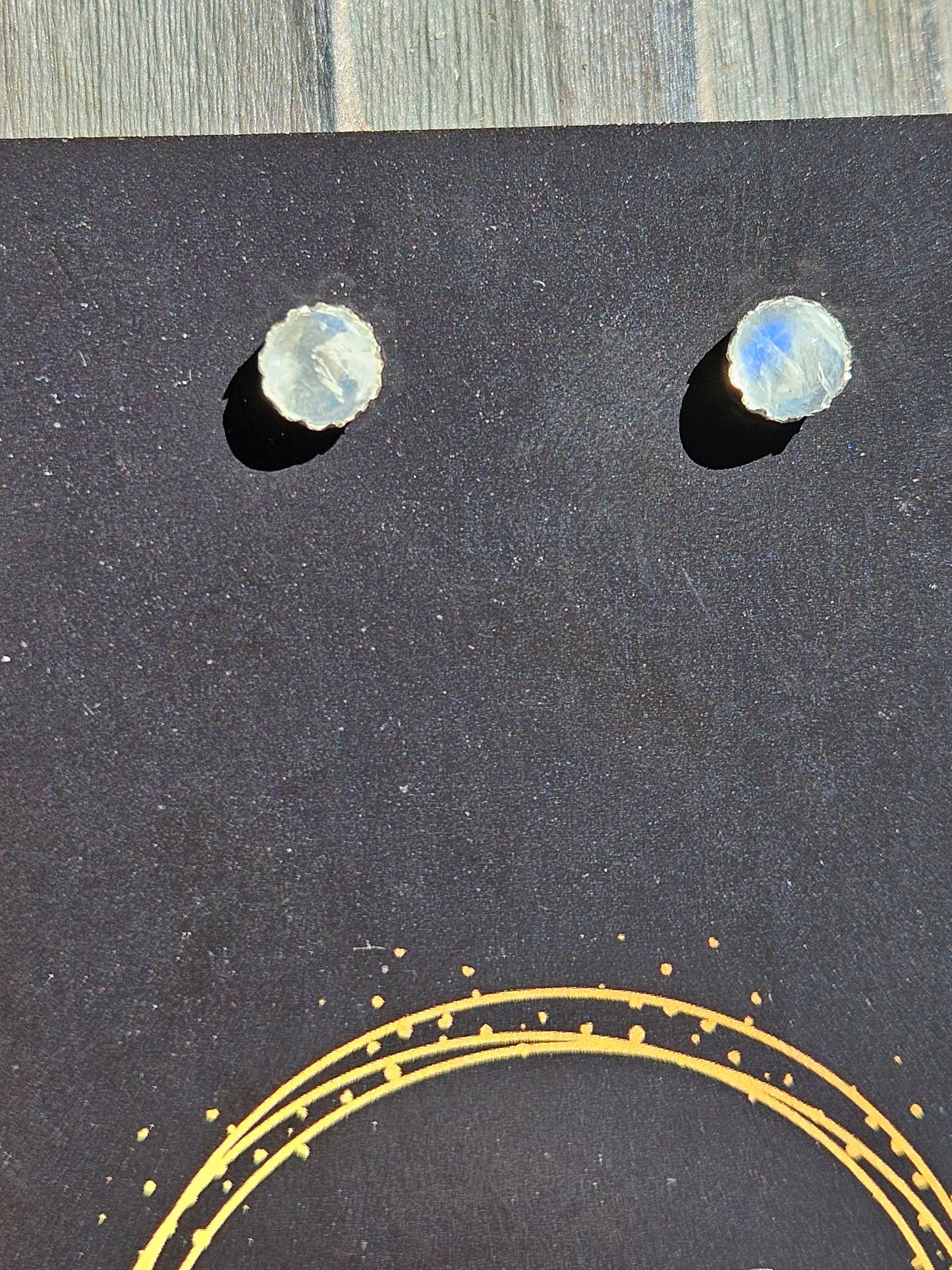 Moonstone Stud Earrings