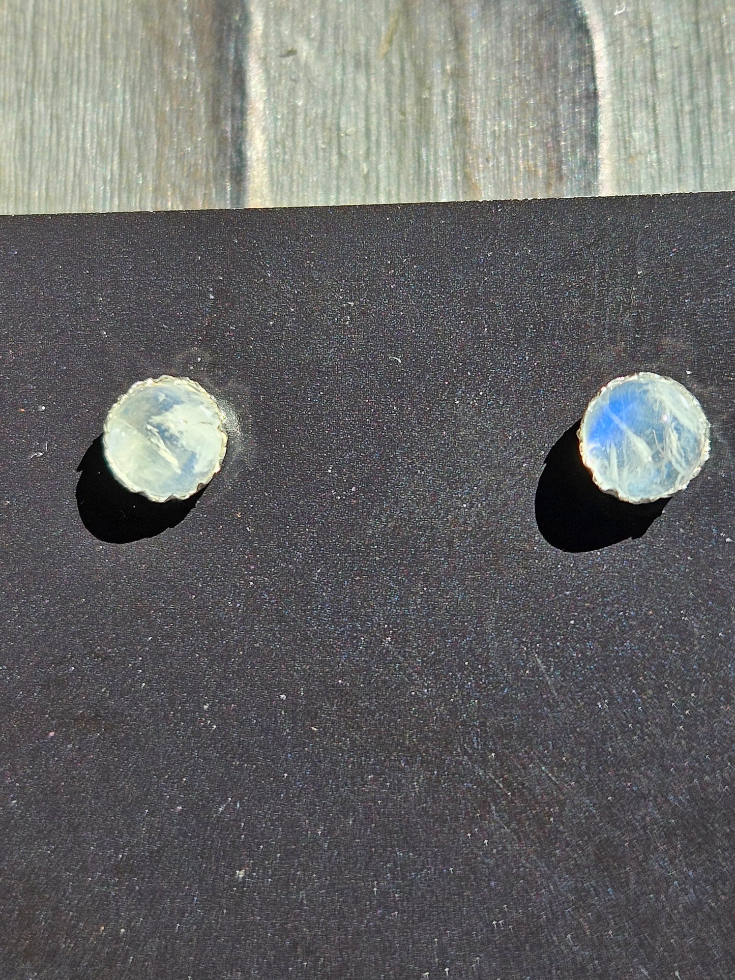 Moonstone Stud Earrings