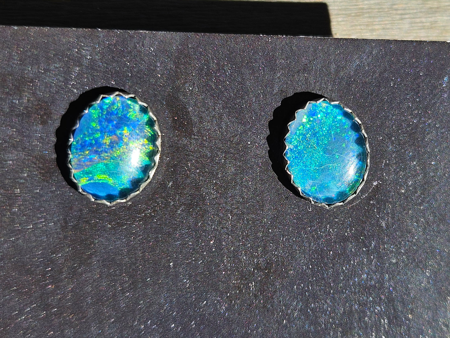 "Boss" Opal Stud Earrings