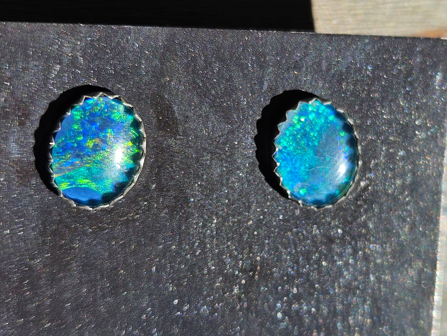 "Boss" Opal Stud Earrings