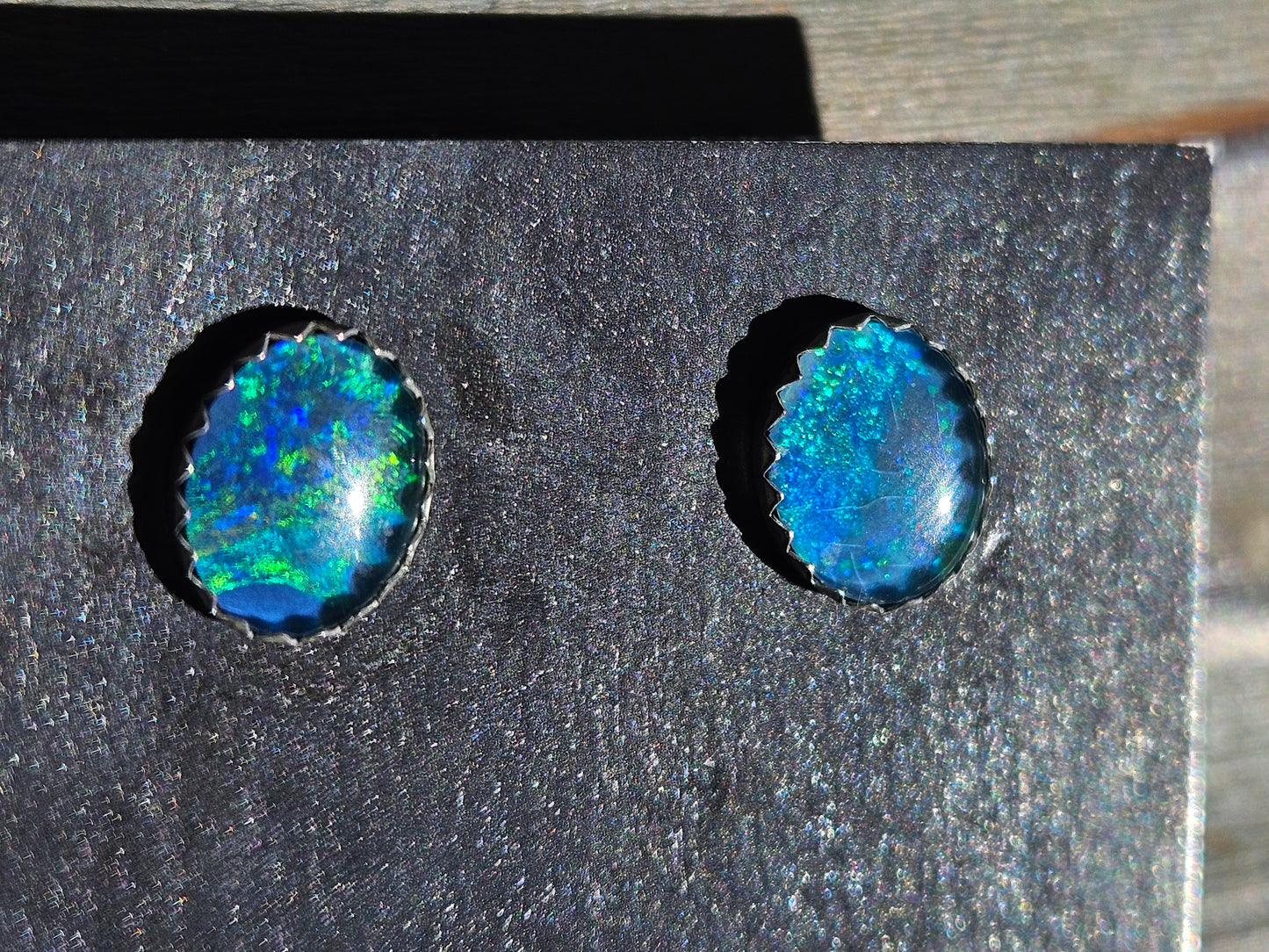 "Boss" Opal Stud Earrings