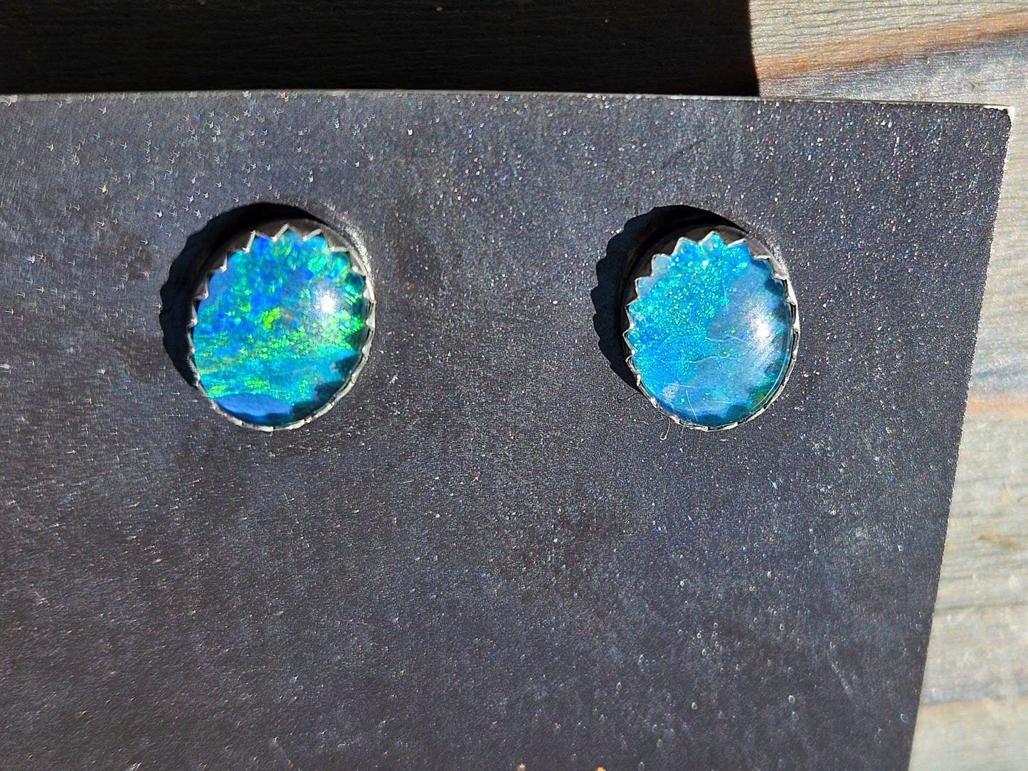 "Boss" Opal Stud Earrings