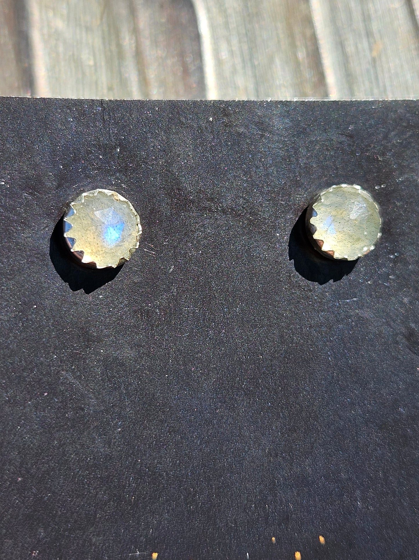 Moonstone Stud Earrings