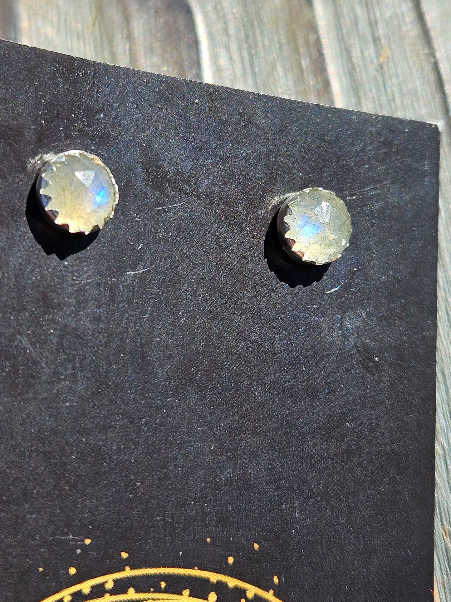 Moonstone Stud Earrings