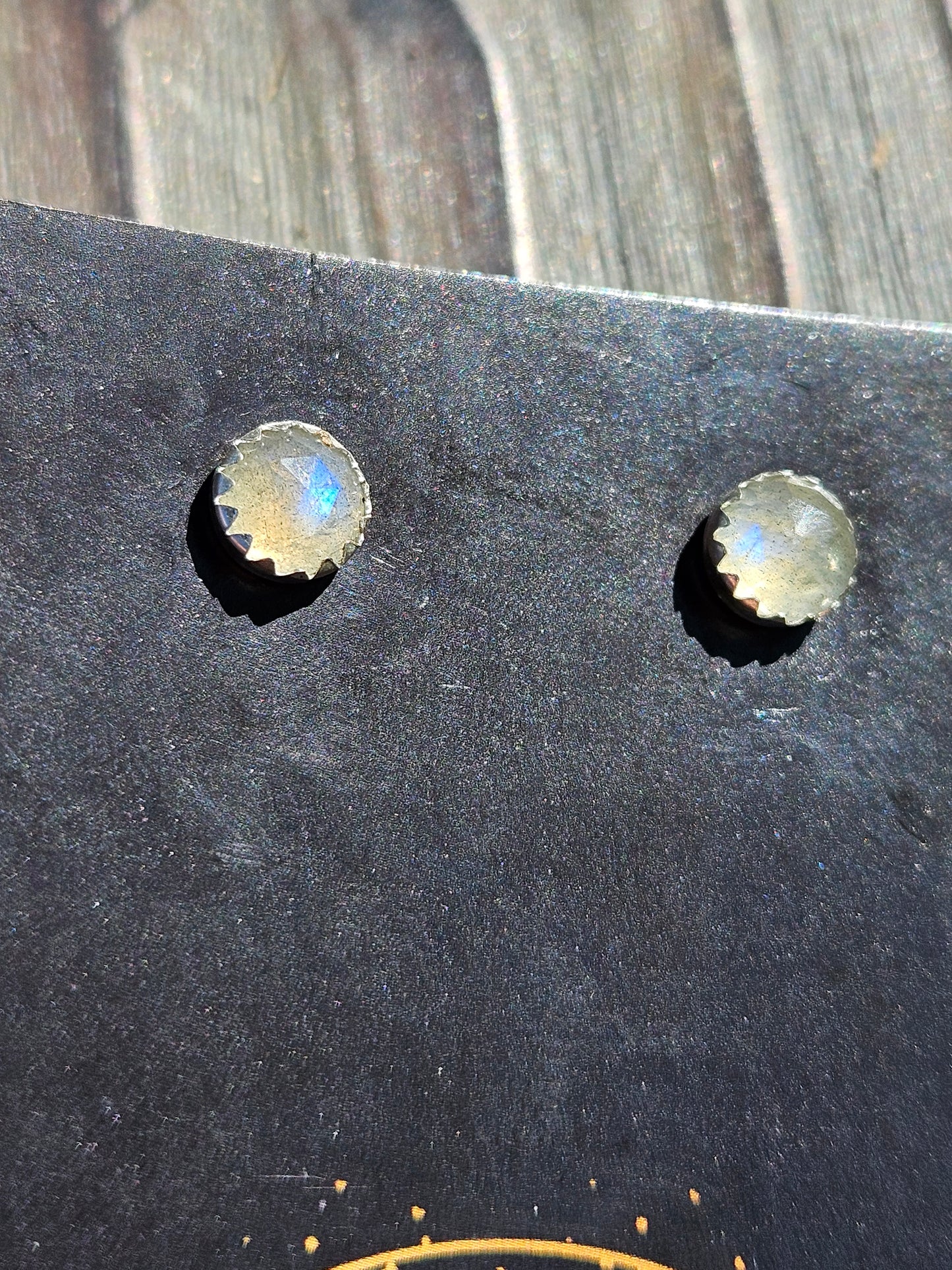 Moonstone Stud Earrings
