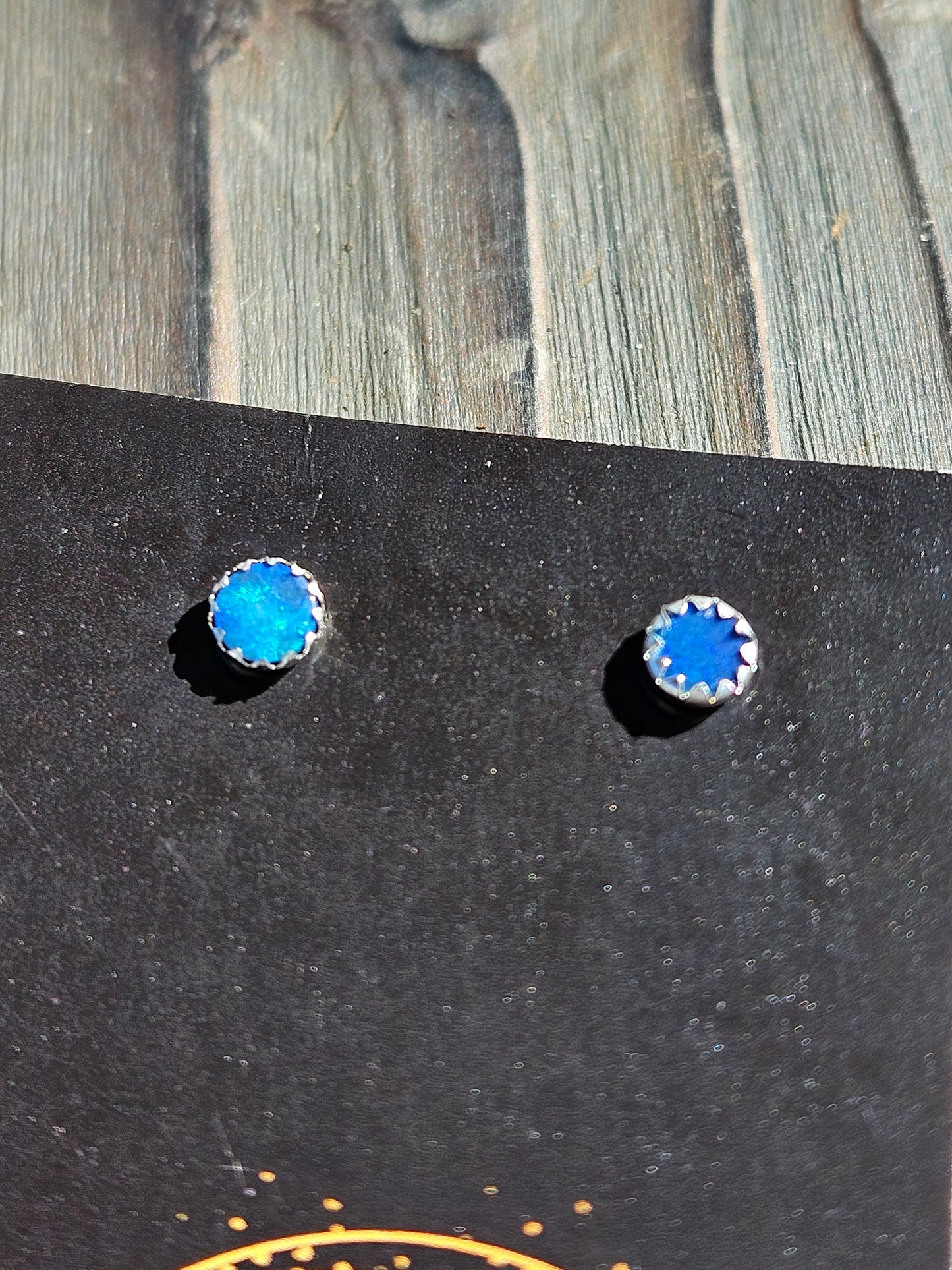 Australian Opal Stud Earrings