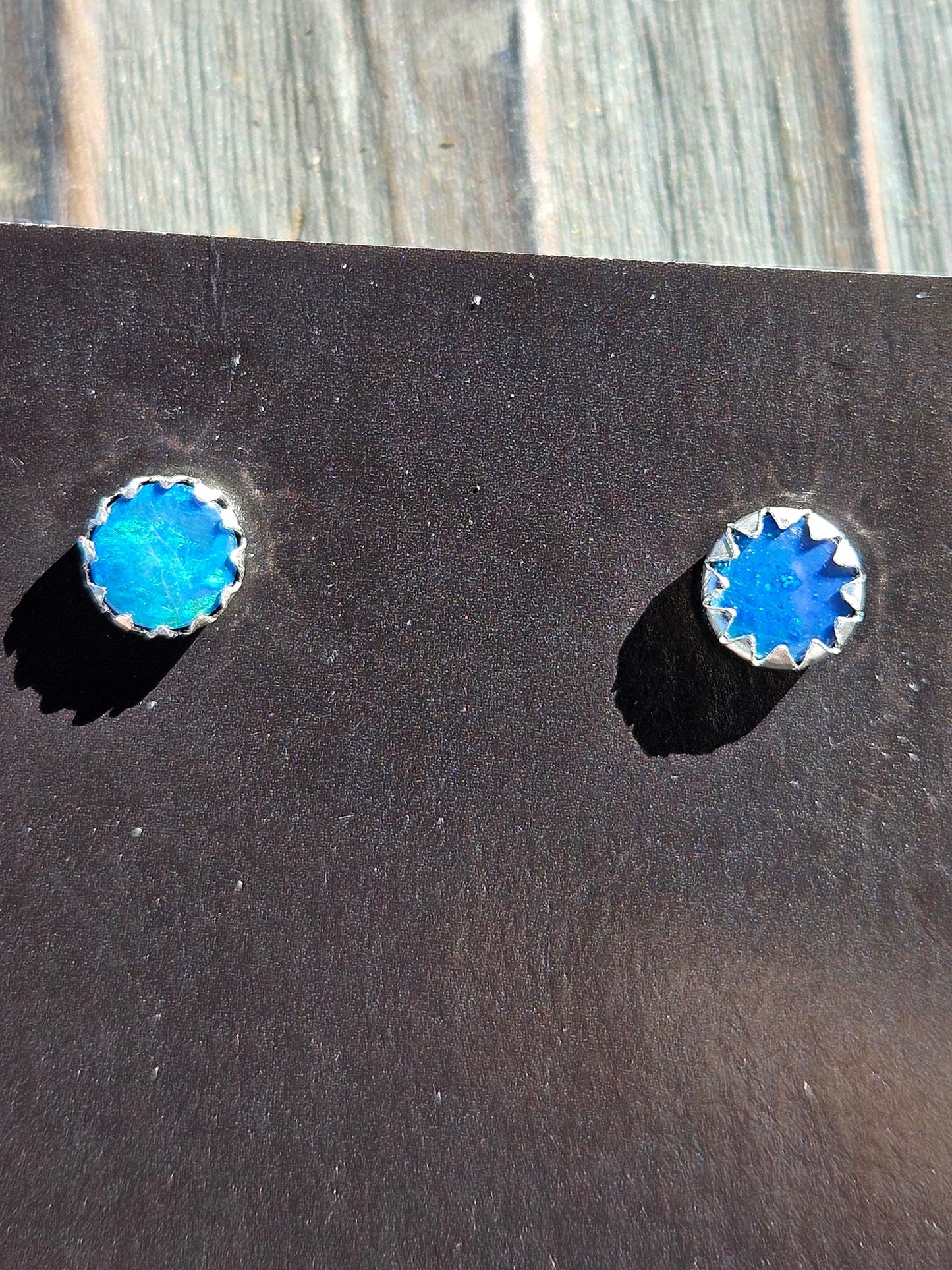 Australian Opal Stud Earrings