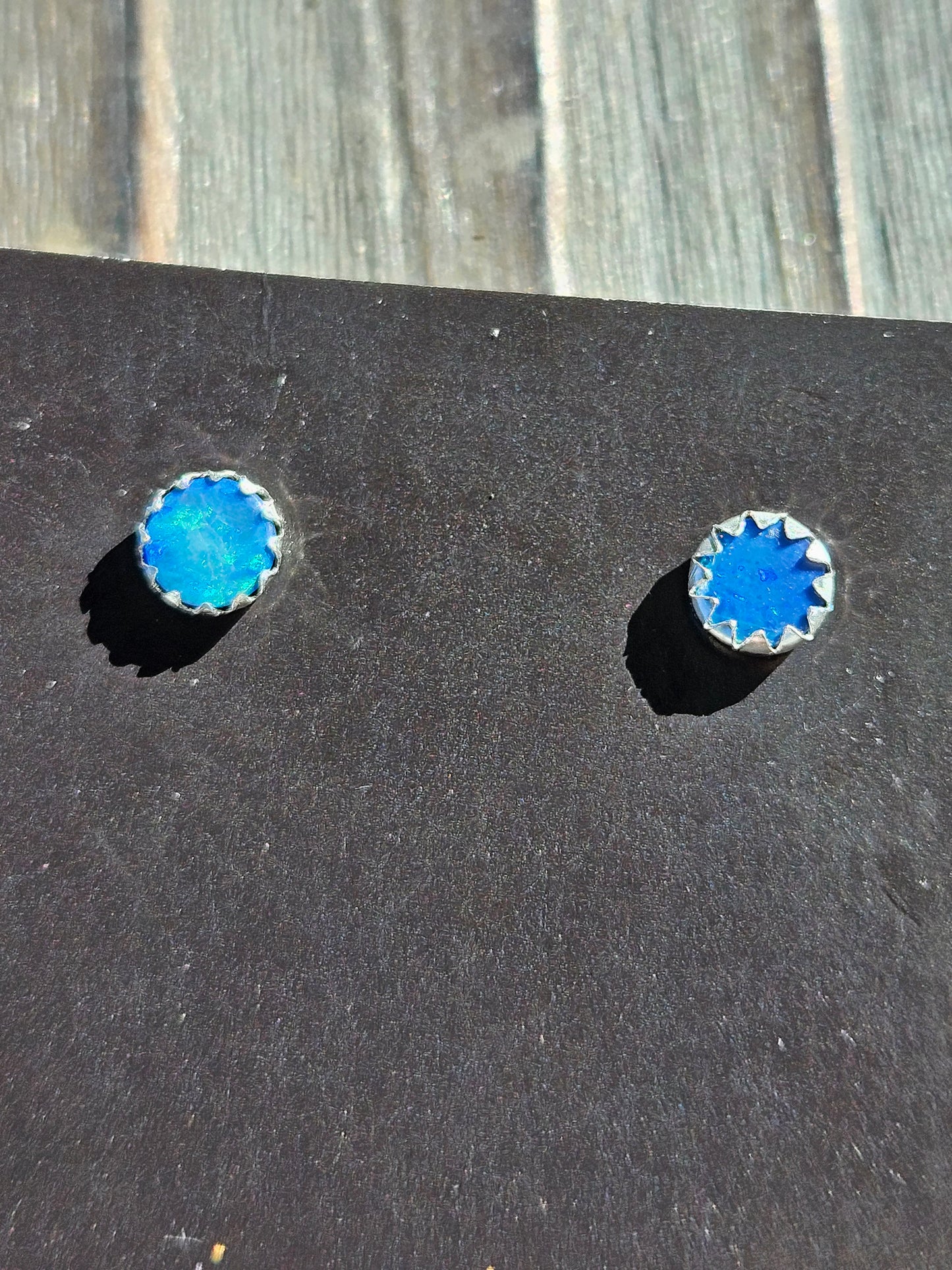 Australian Opal Stud Earrings