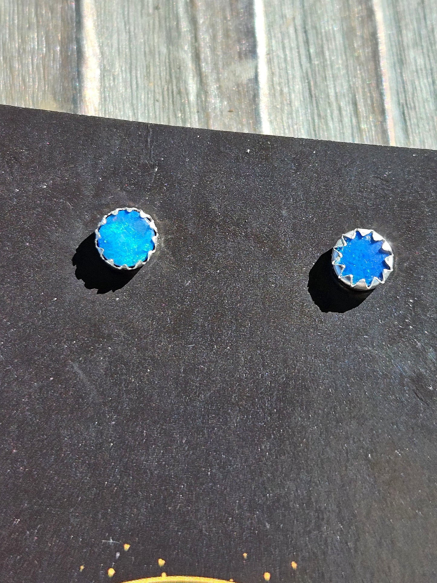 Australian Opal Stud Earrings