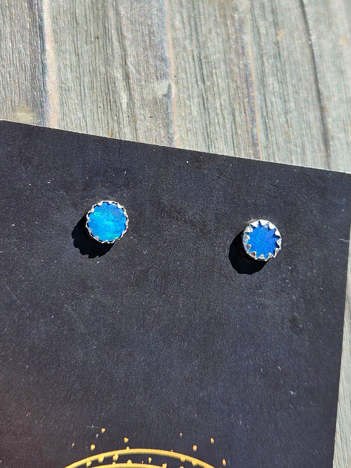 Australian Opal Stud Earrings