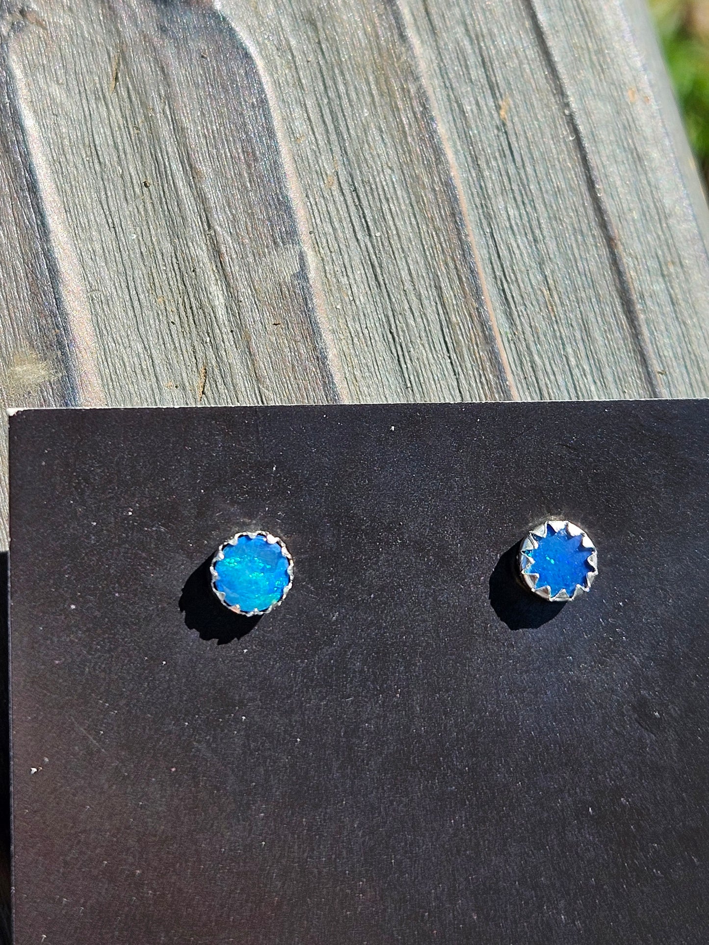 Australian Opal Stud Earrings
