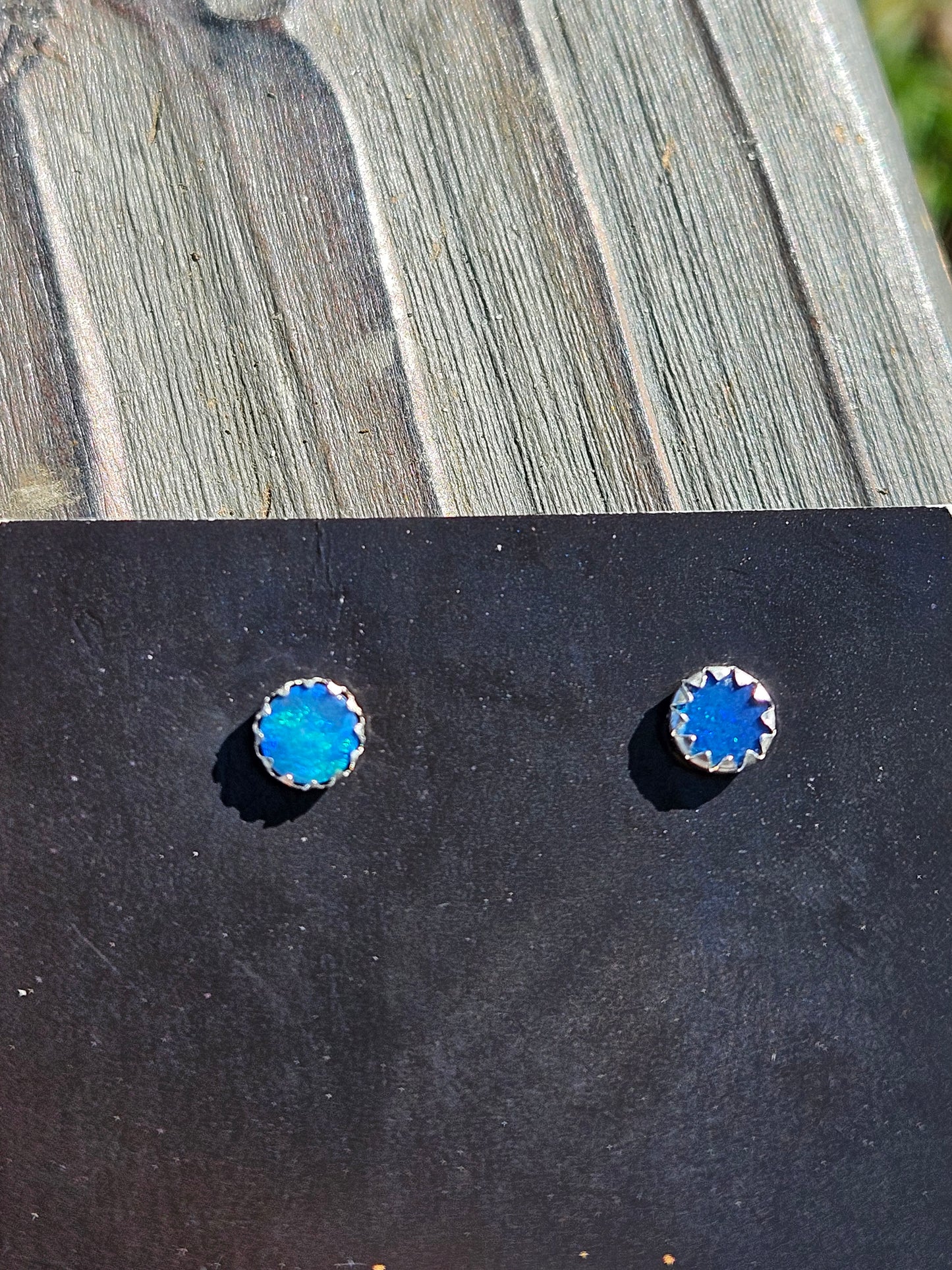 Australian Opal Stud Earrings