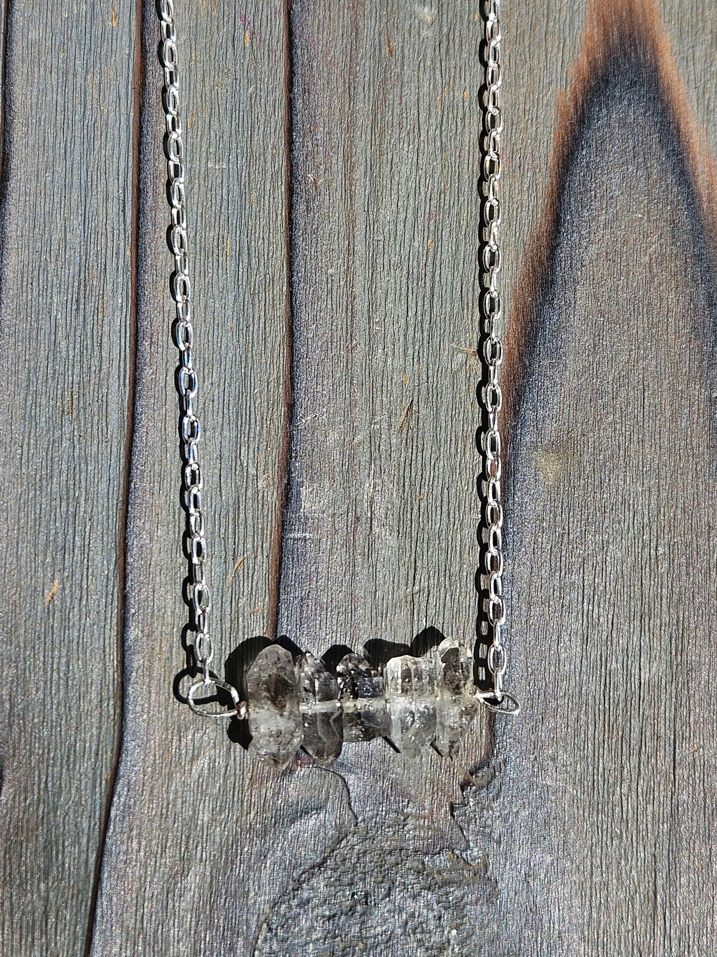 Herkimer Diamond Necklace 16in