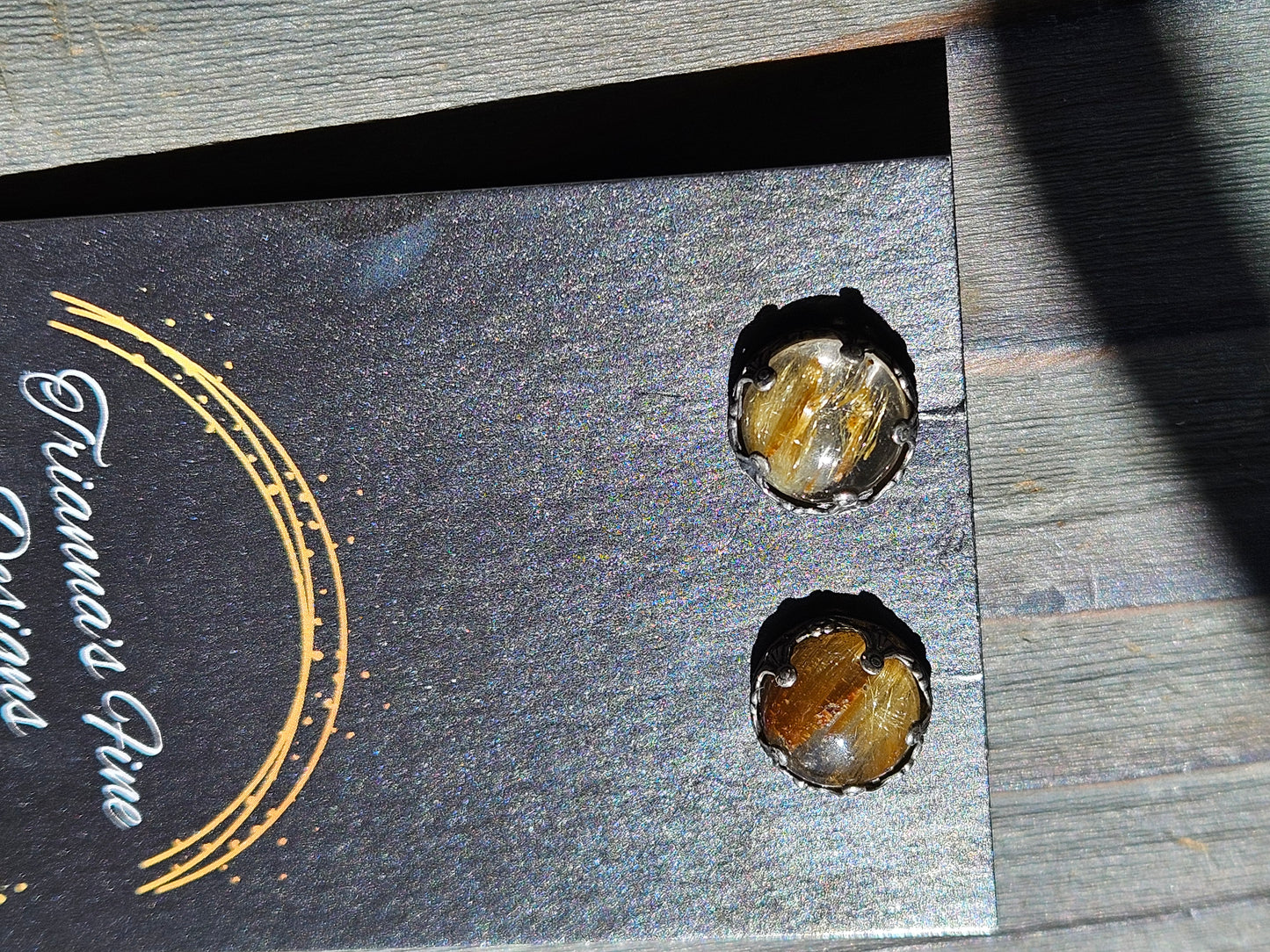 "Mistress" Rutile Earrings