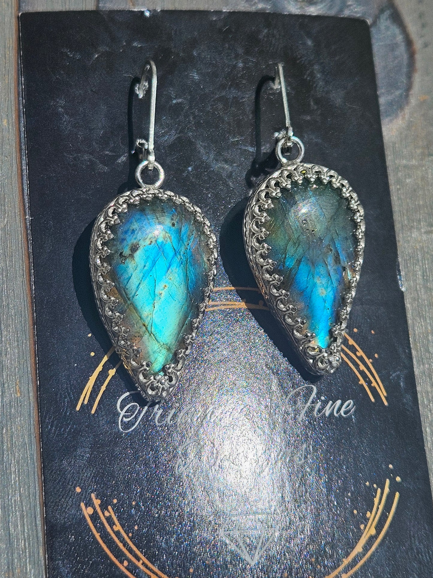 Labradorite Earrings