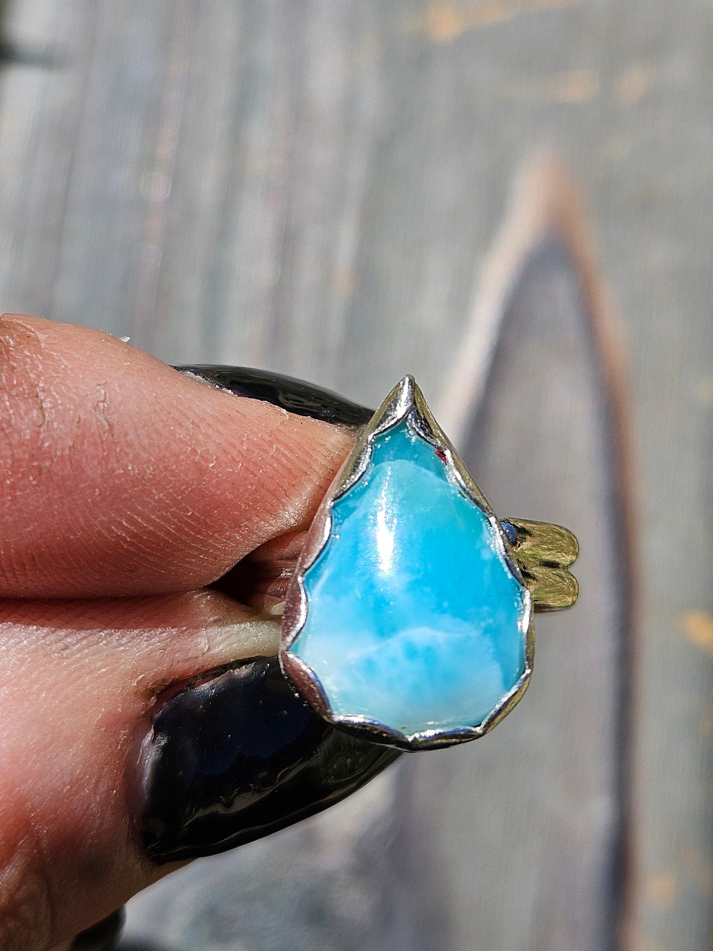 Larimar Ring, Size 6