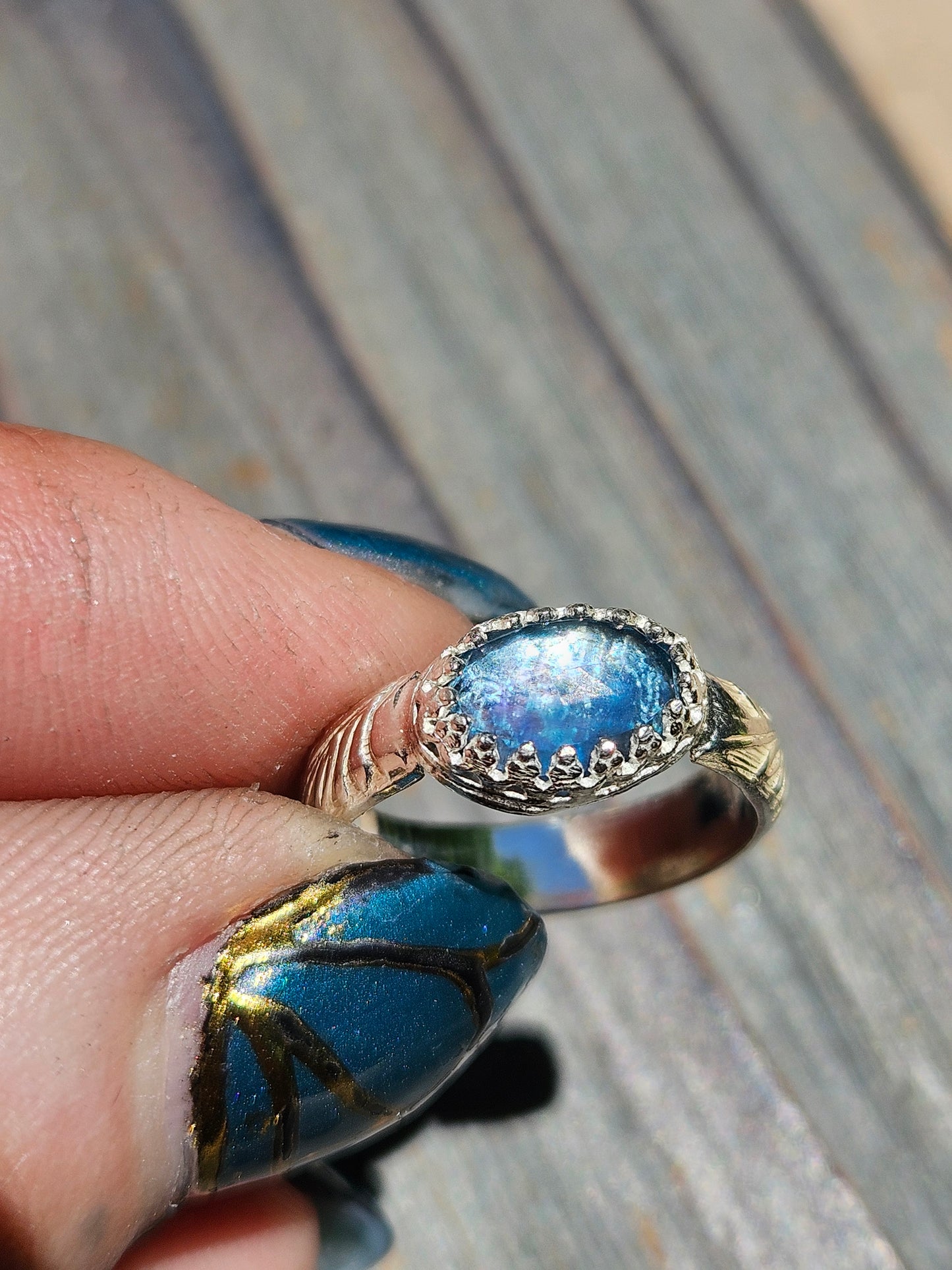 Aquamarine Ring, Size 6