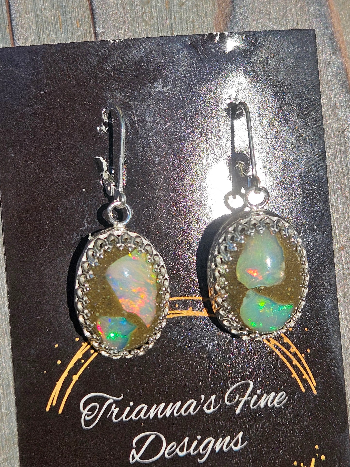 Galaxy Opal Earrings