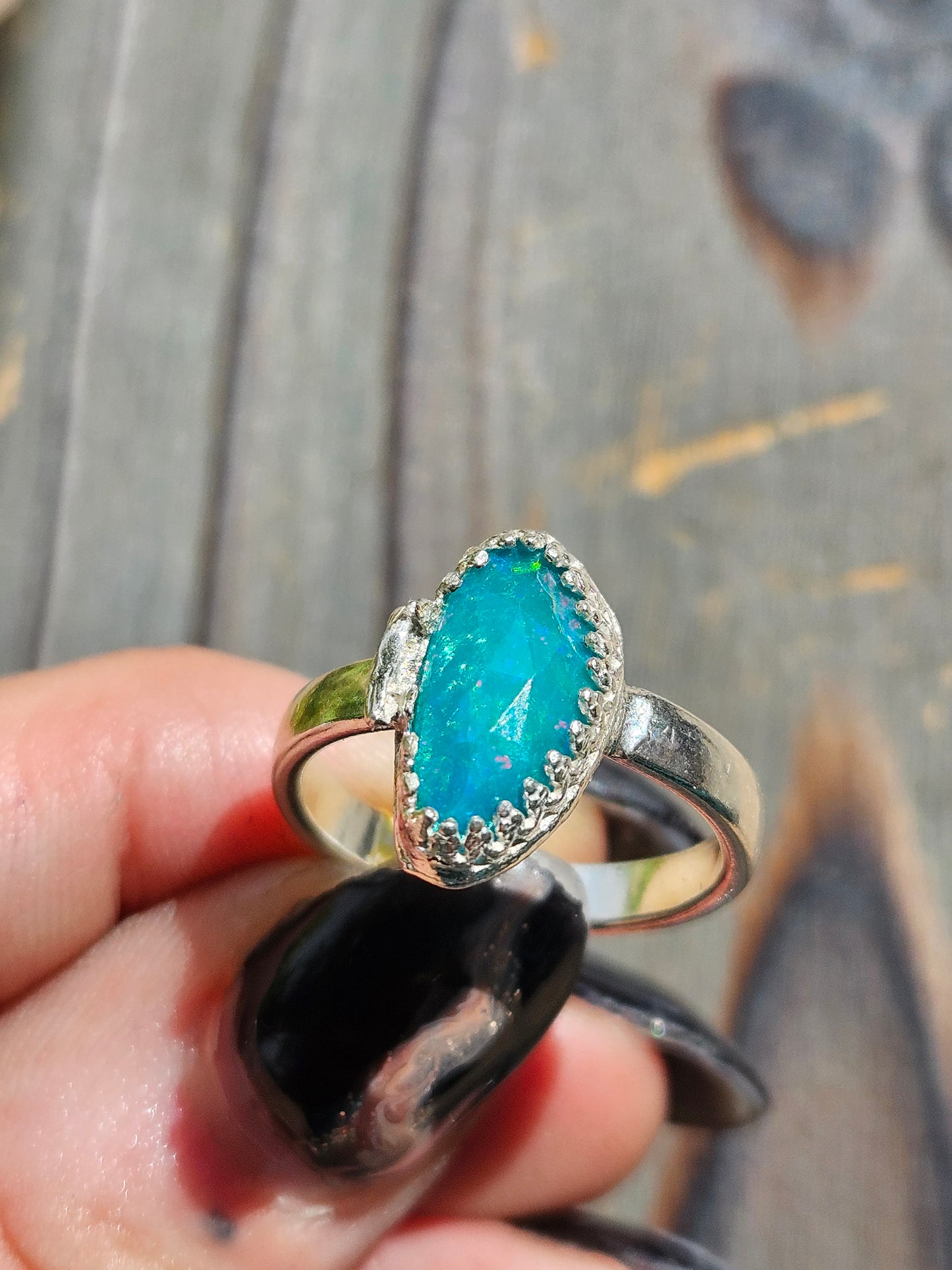 Parabia Opal Ring, Size 8